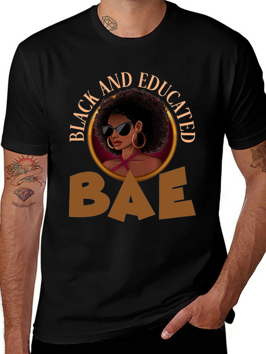 Black and Educated BAE Graphic Tee