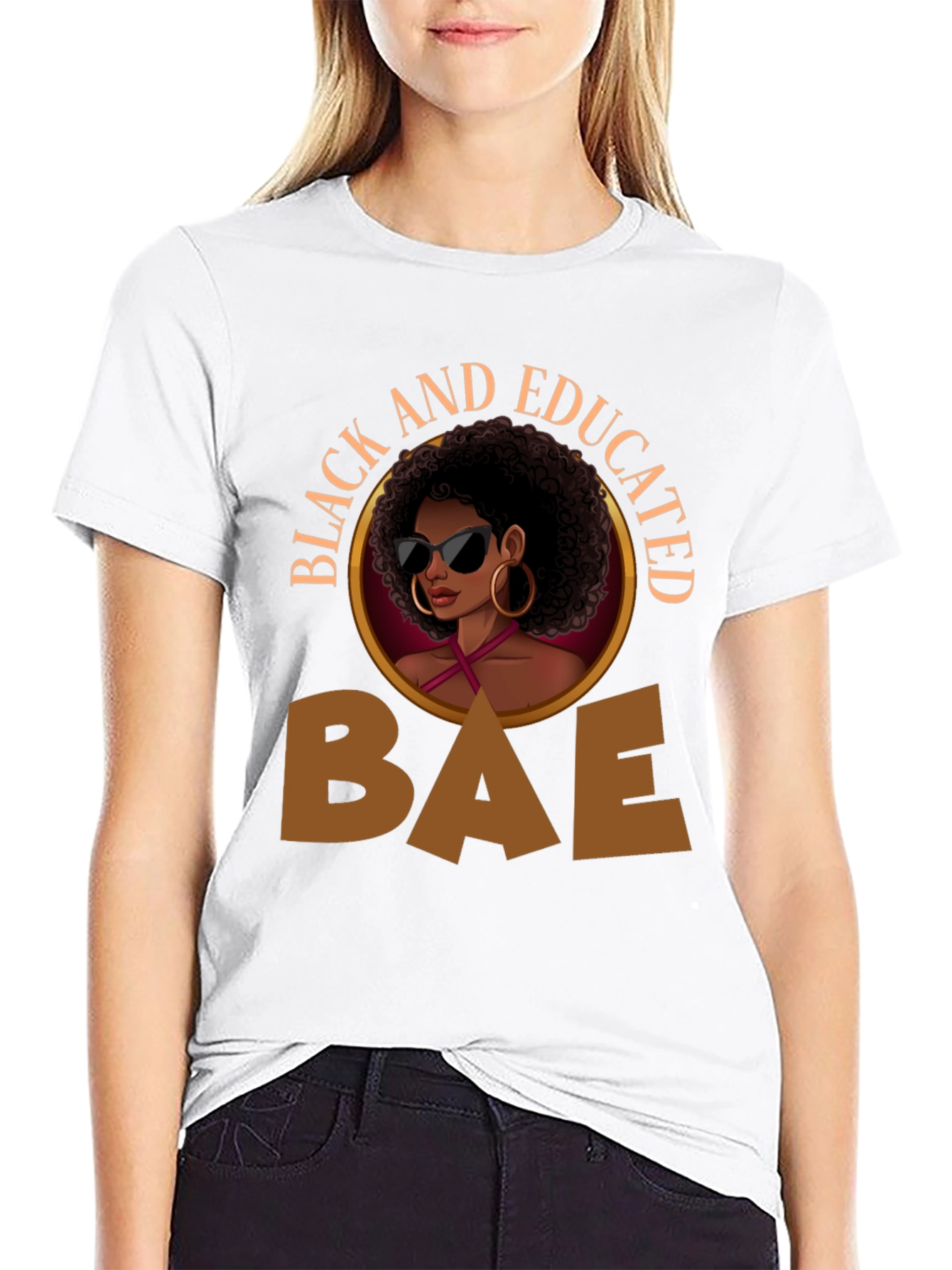 Black and Educated BAE Graphic Tee