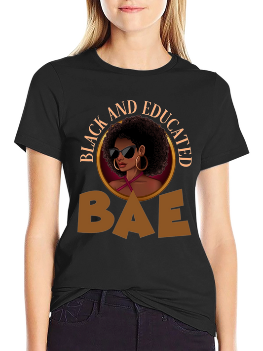 Black and Educated BAE Graphic Tee