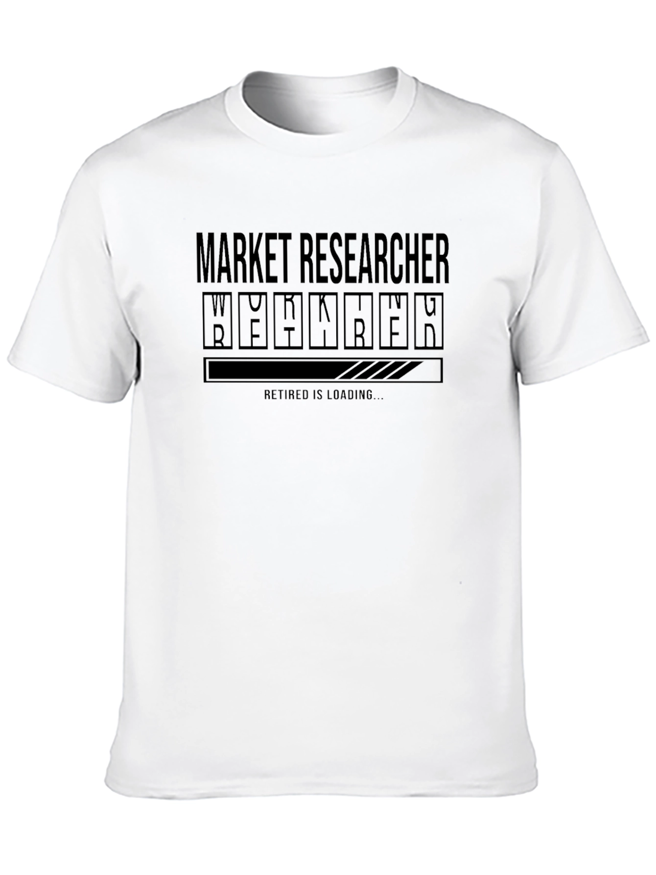 Market Researcher Retirement Loading T-Shirt