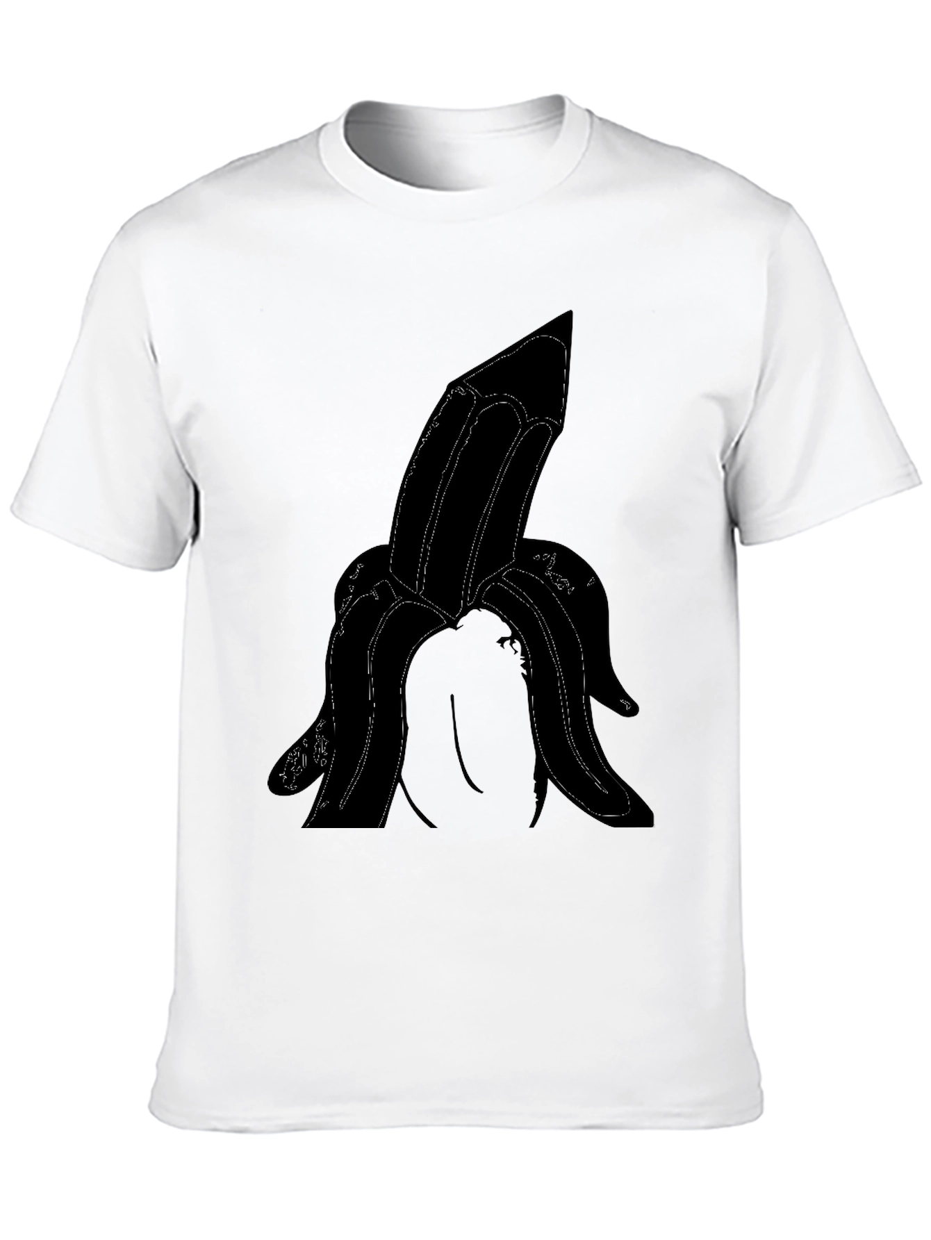 Novelty Banana Graphic Tee - Adult Humor T-Shirt