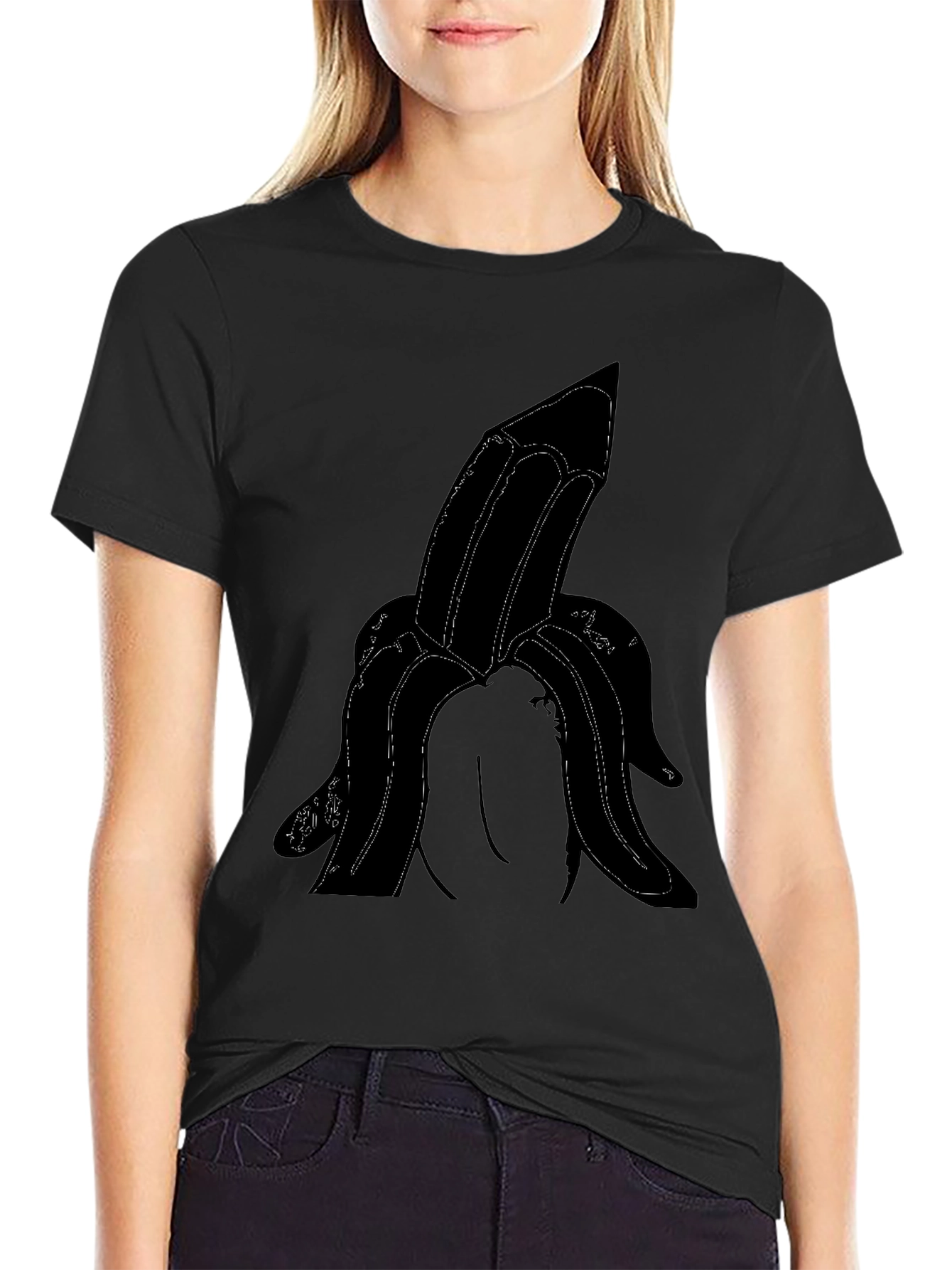 Novelty Banana Graphic Tee - Adult Humor T-Shirt