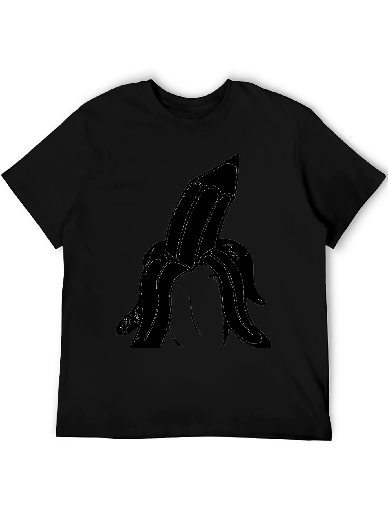 Novelty Banana Graphic Tee - Adult Humor T-Shirt