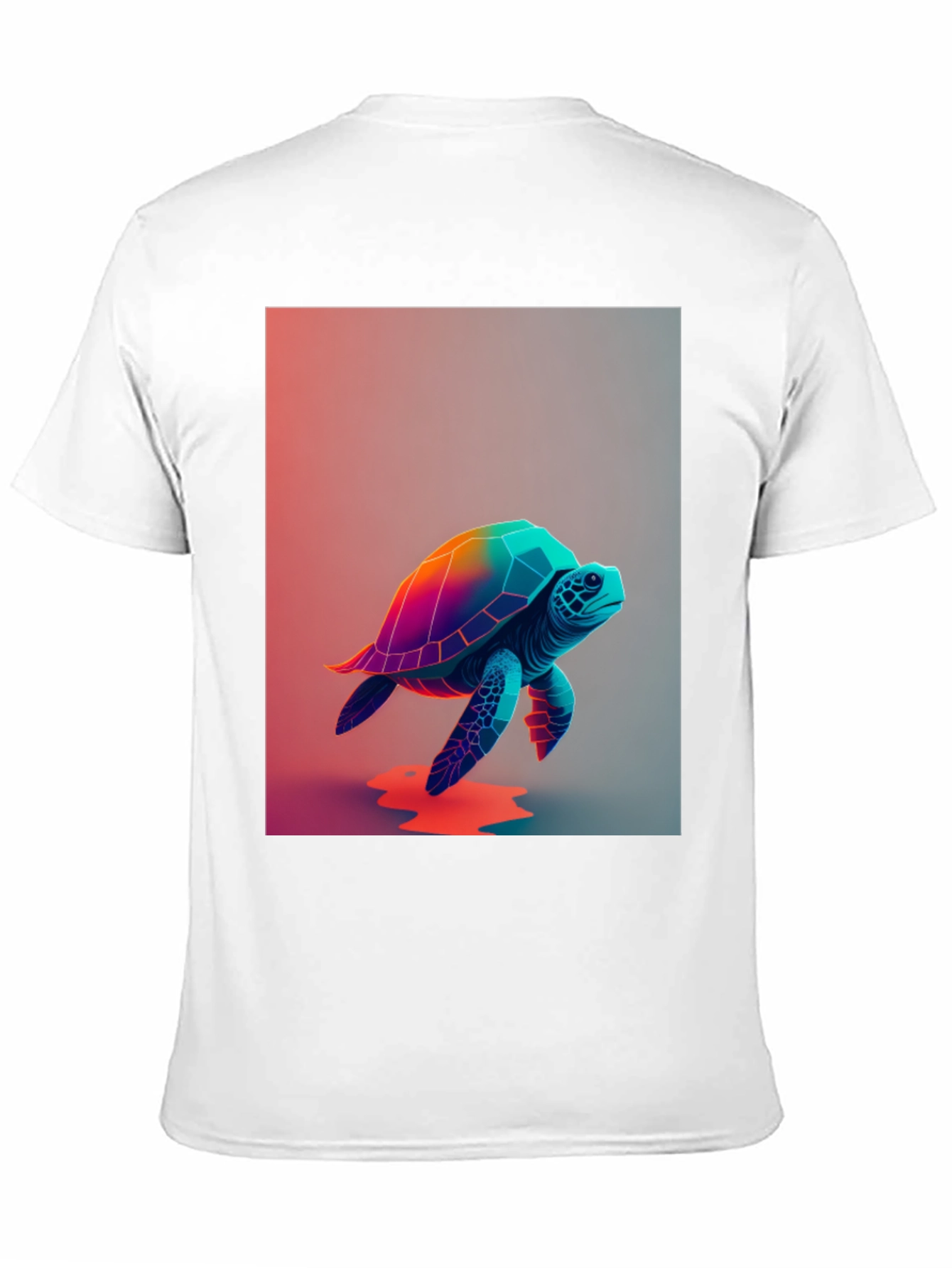 Rainbow Turtle Graphic Tee - Unique Design