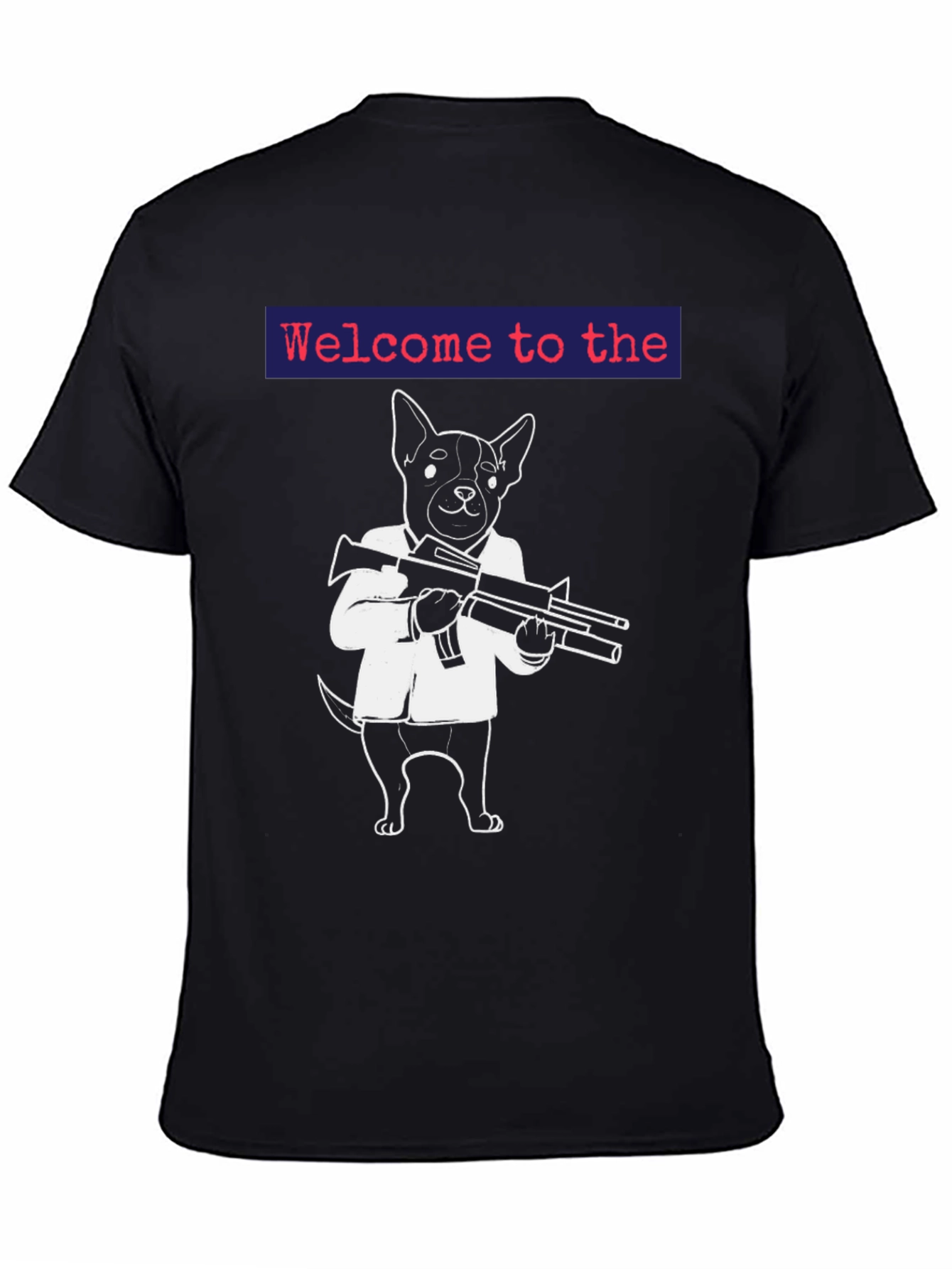 Gangster Dog Graphic T-Shirt