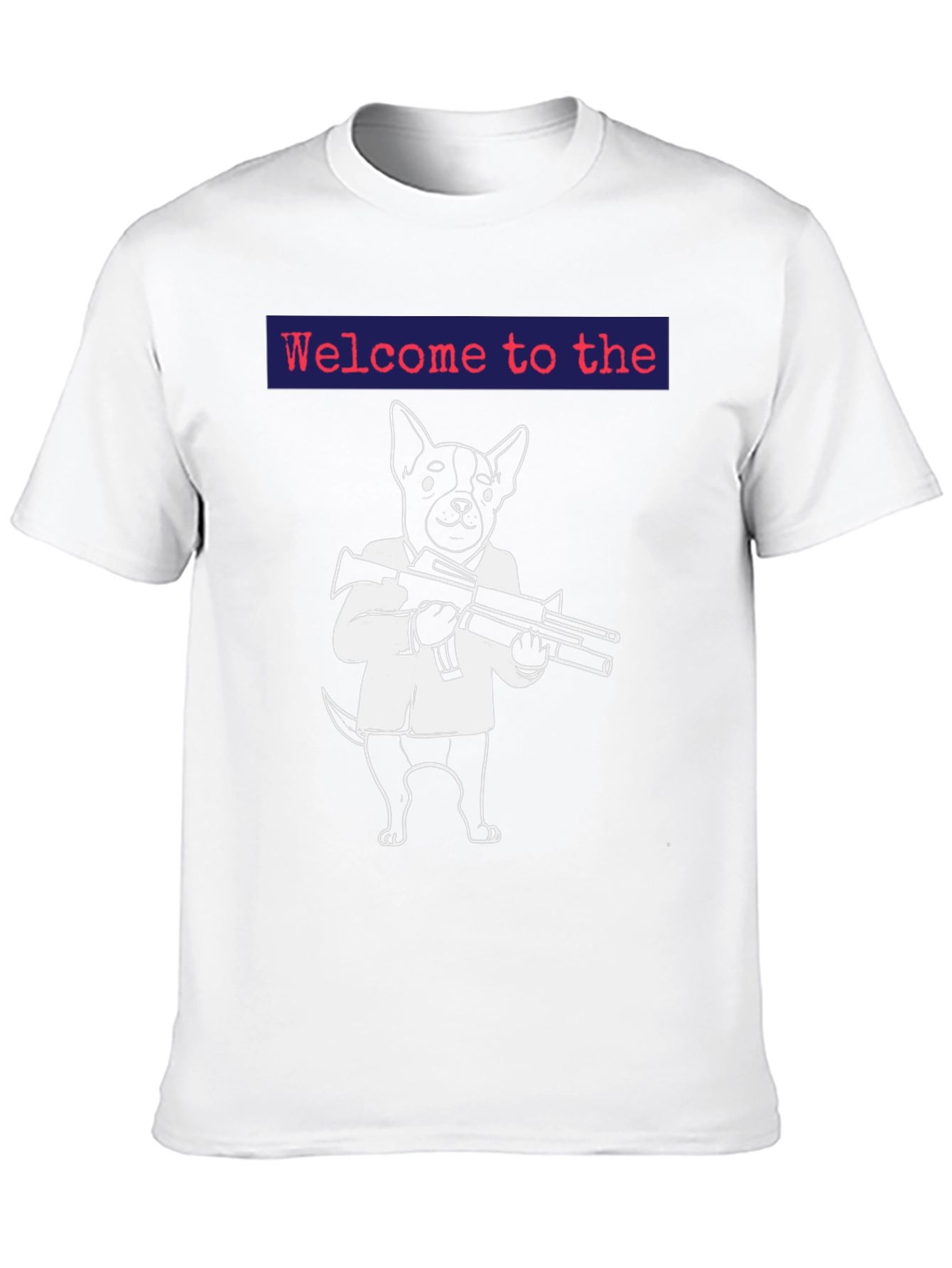 Gangster Dog Graphic T-Shirt