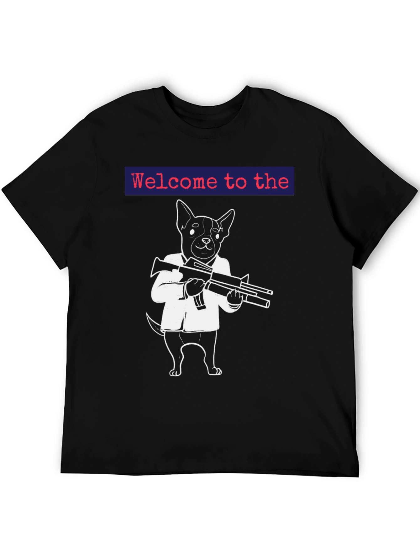 Gangster Dog Graphic T-Shirt