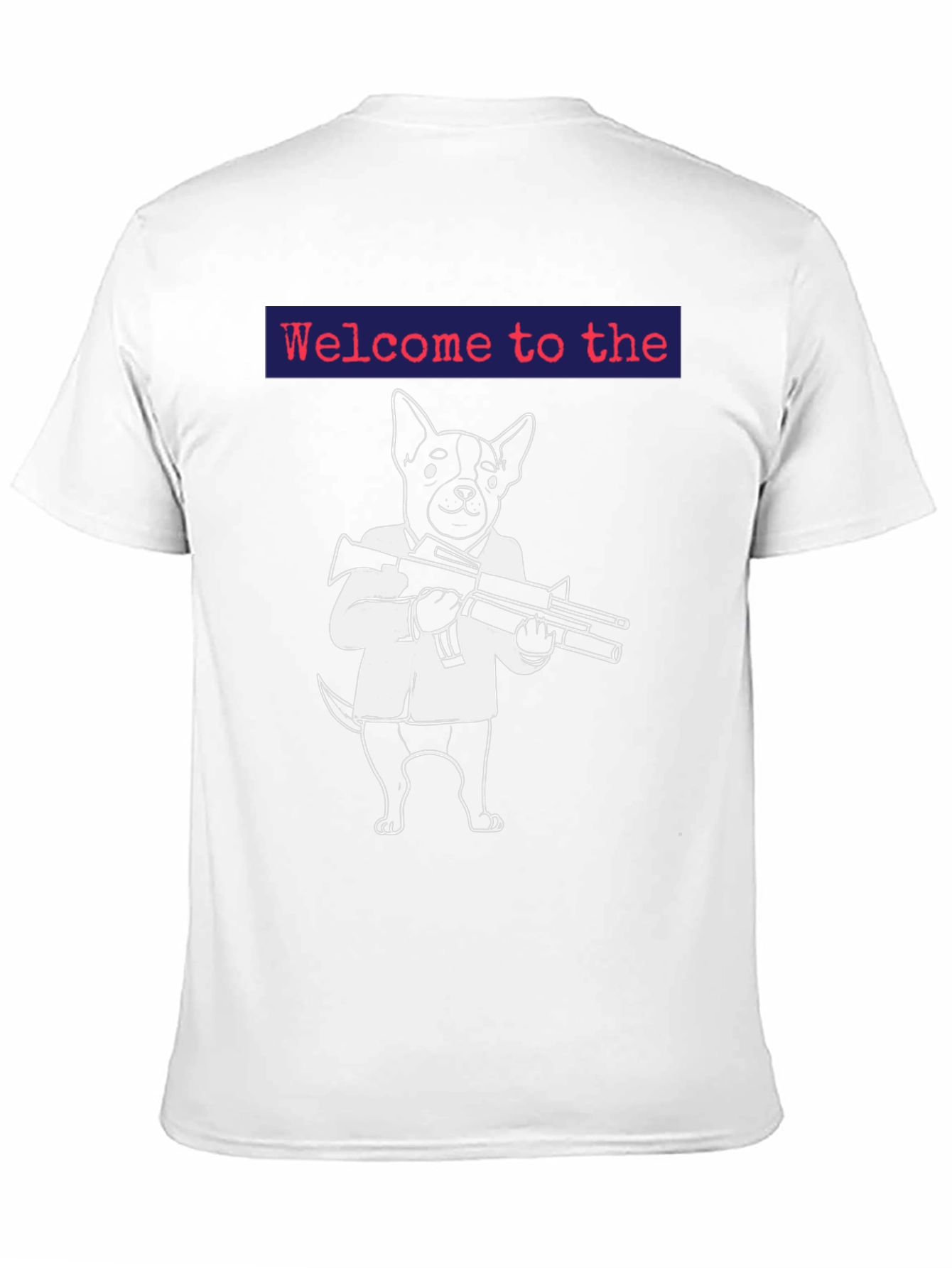 Gangster Dog Graphic T-Shirt