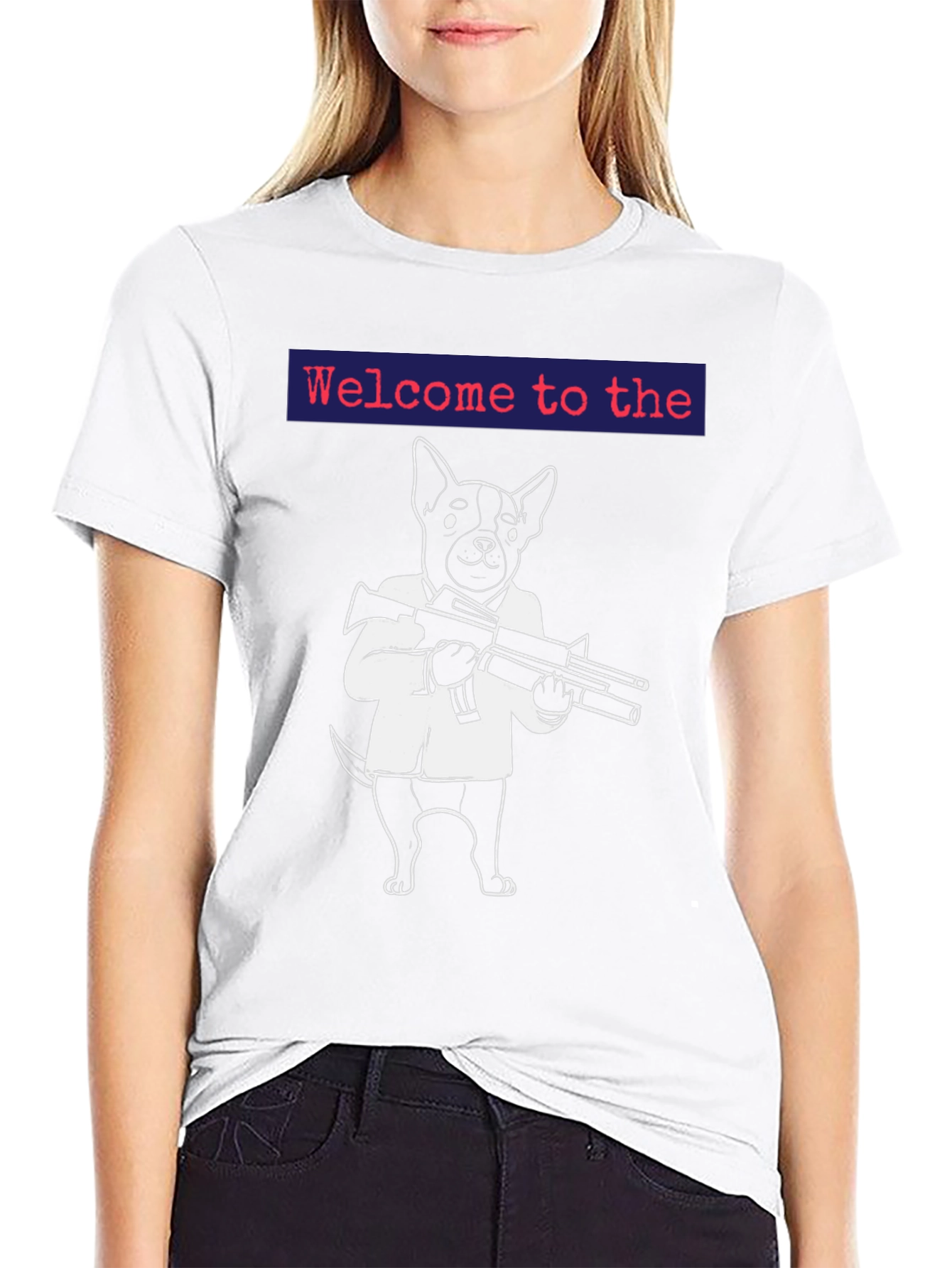 Gangster Dog Graphic T-Shirt
