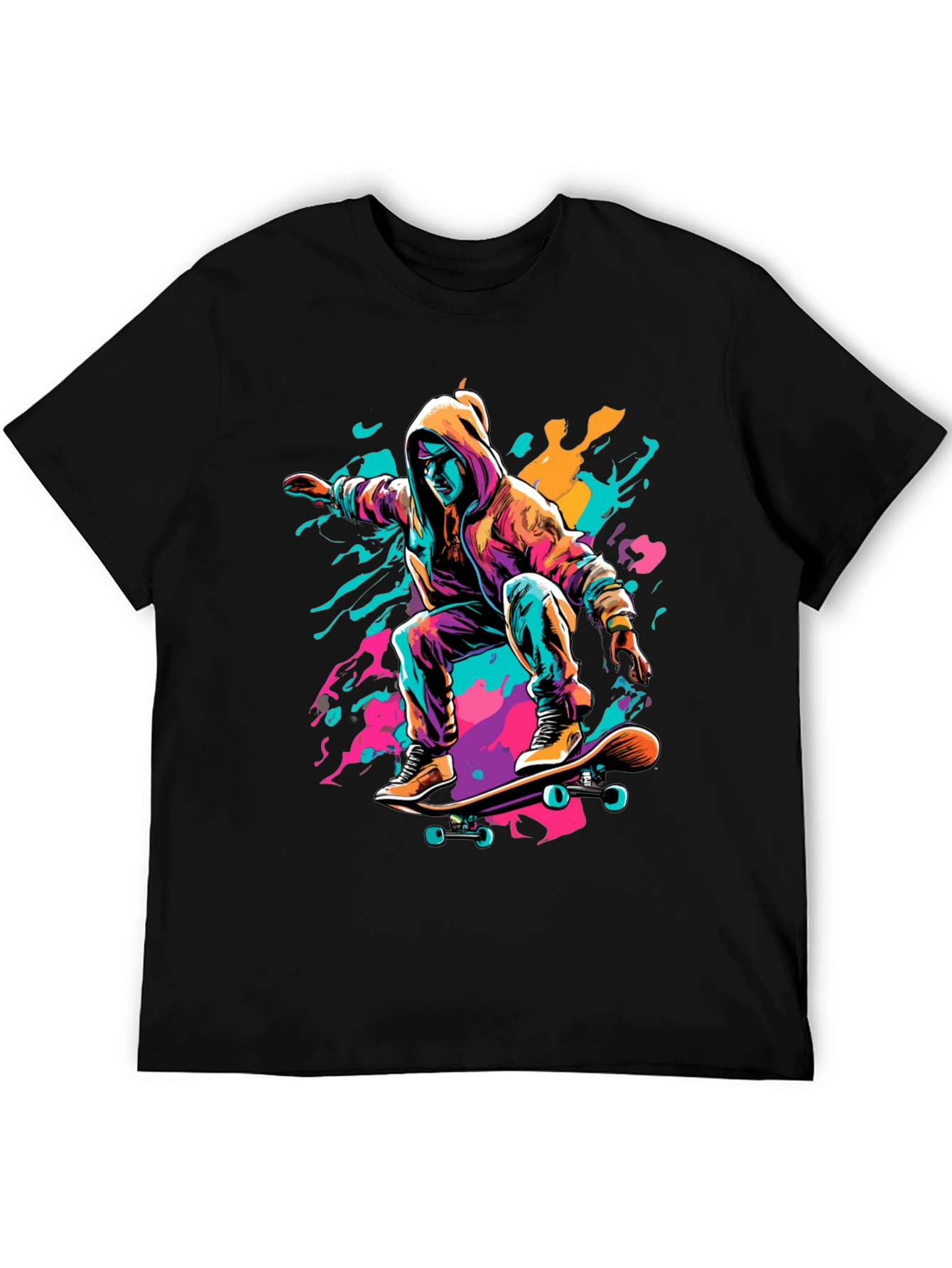 Skater Graphic Tee - Cool Urban Style