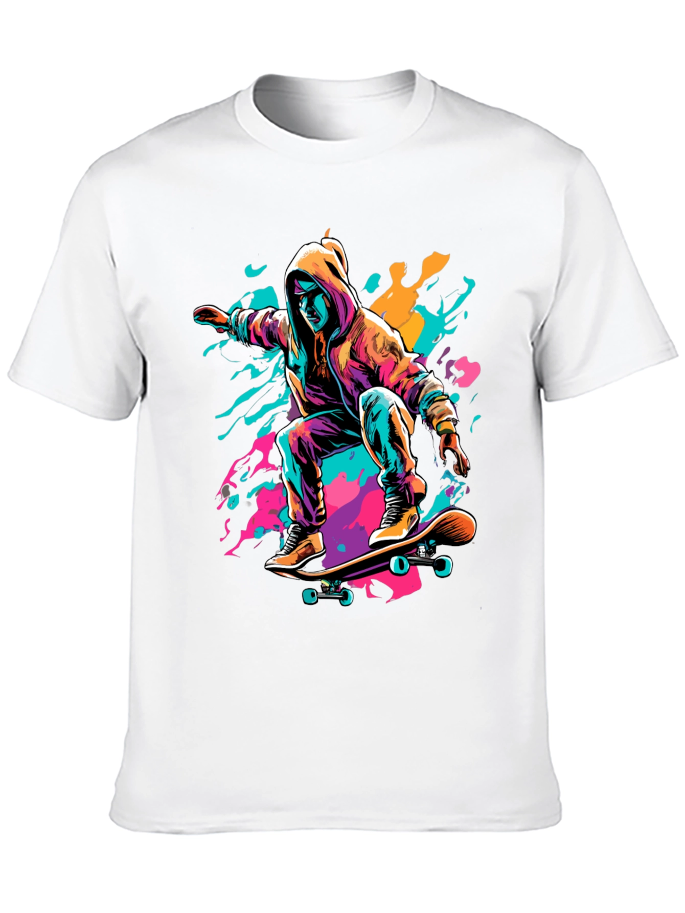 Skater Graphic Tee - Cool Urban Style