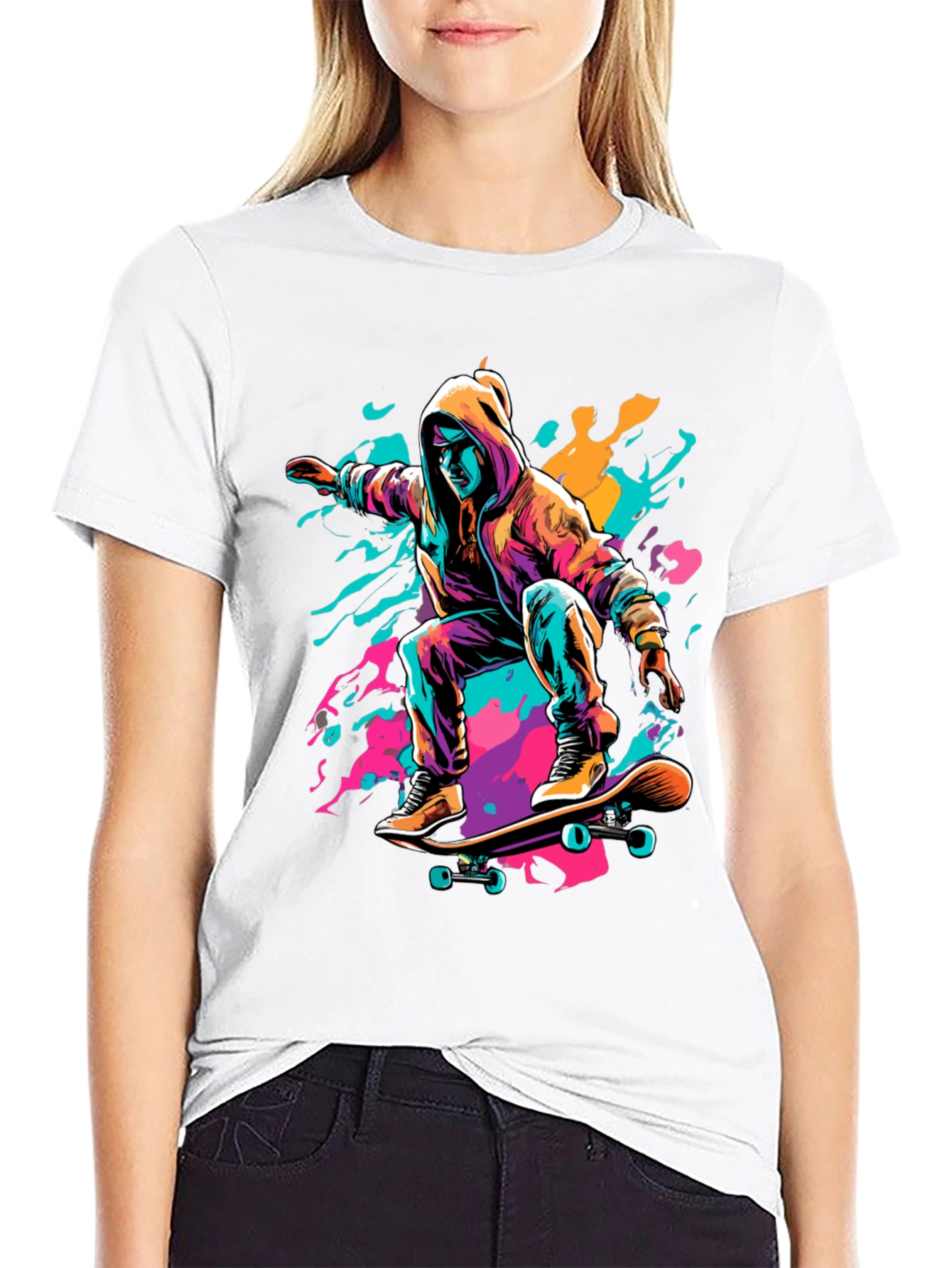 Skater Graphic Tee - Cool Urban Style