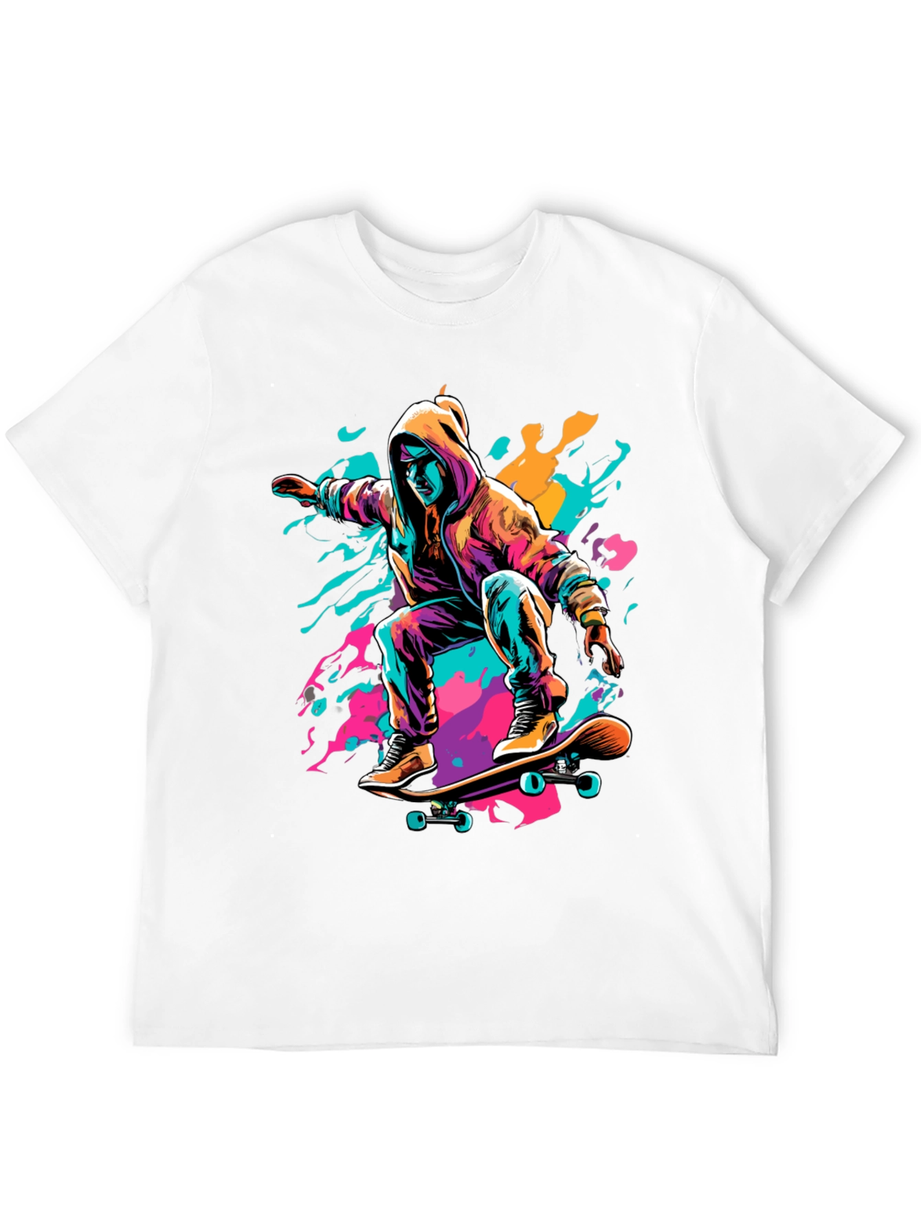 Skater Graphic Tee - Cool Urban Style