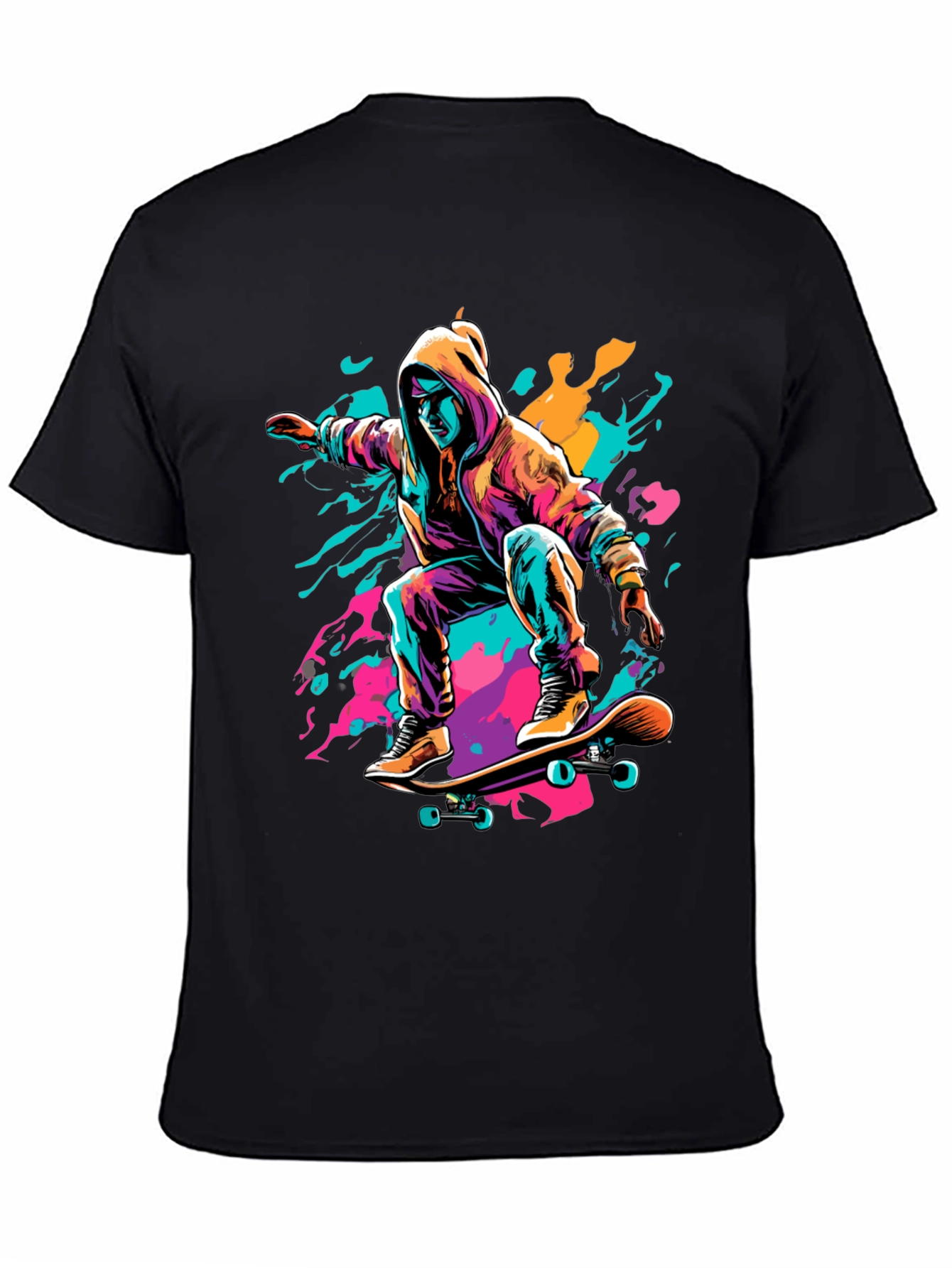 Skater Graphic Tee - Cool Urban Style