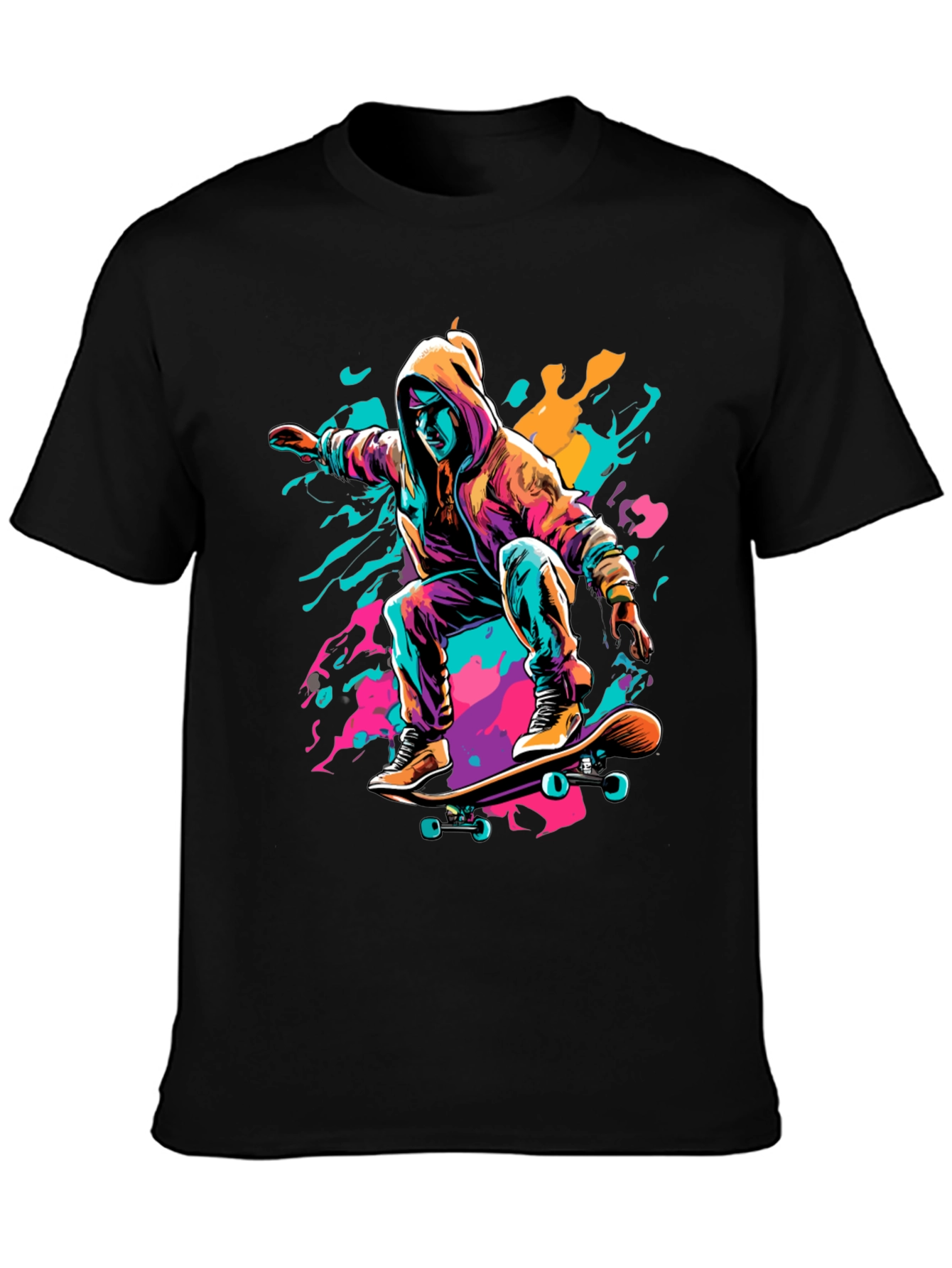 Skater Graphic Tee - Cool Urban Style