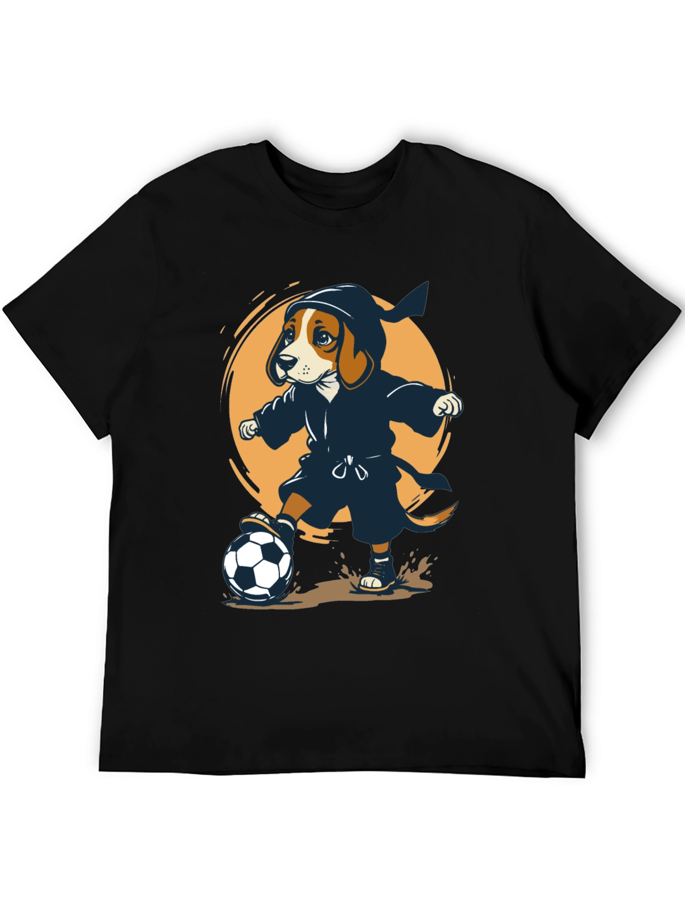 Ninja Beagle Soccer T-Shirt