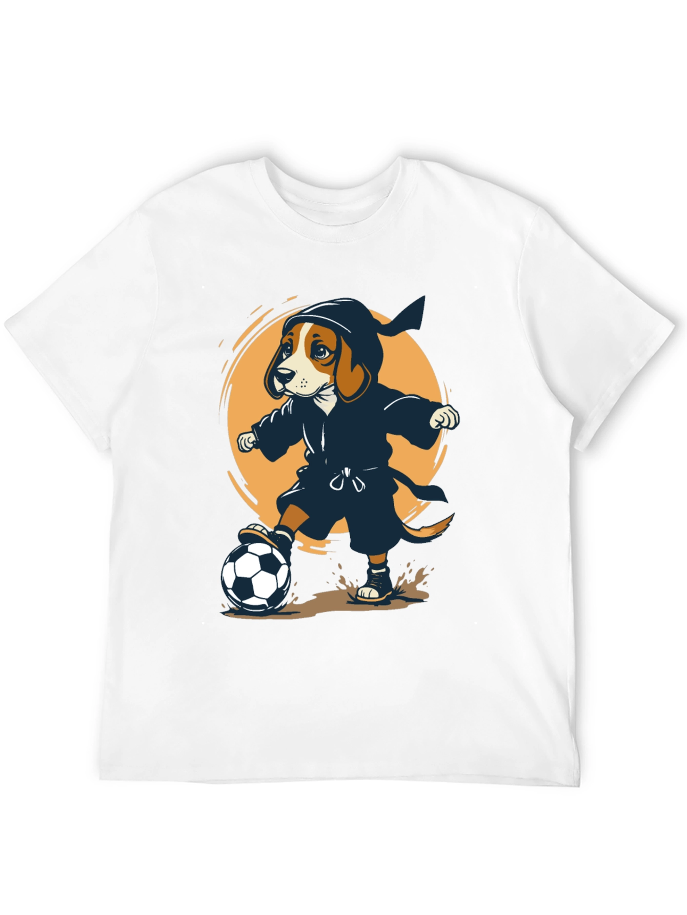 Ninja Beagle Soccer T-Shirt