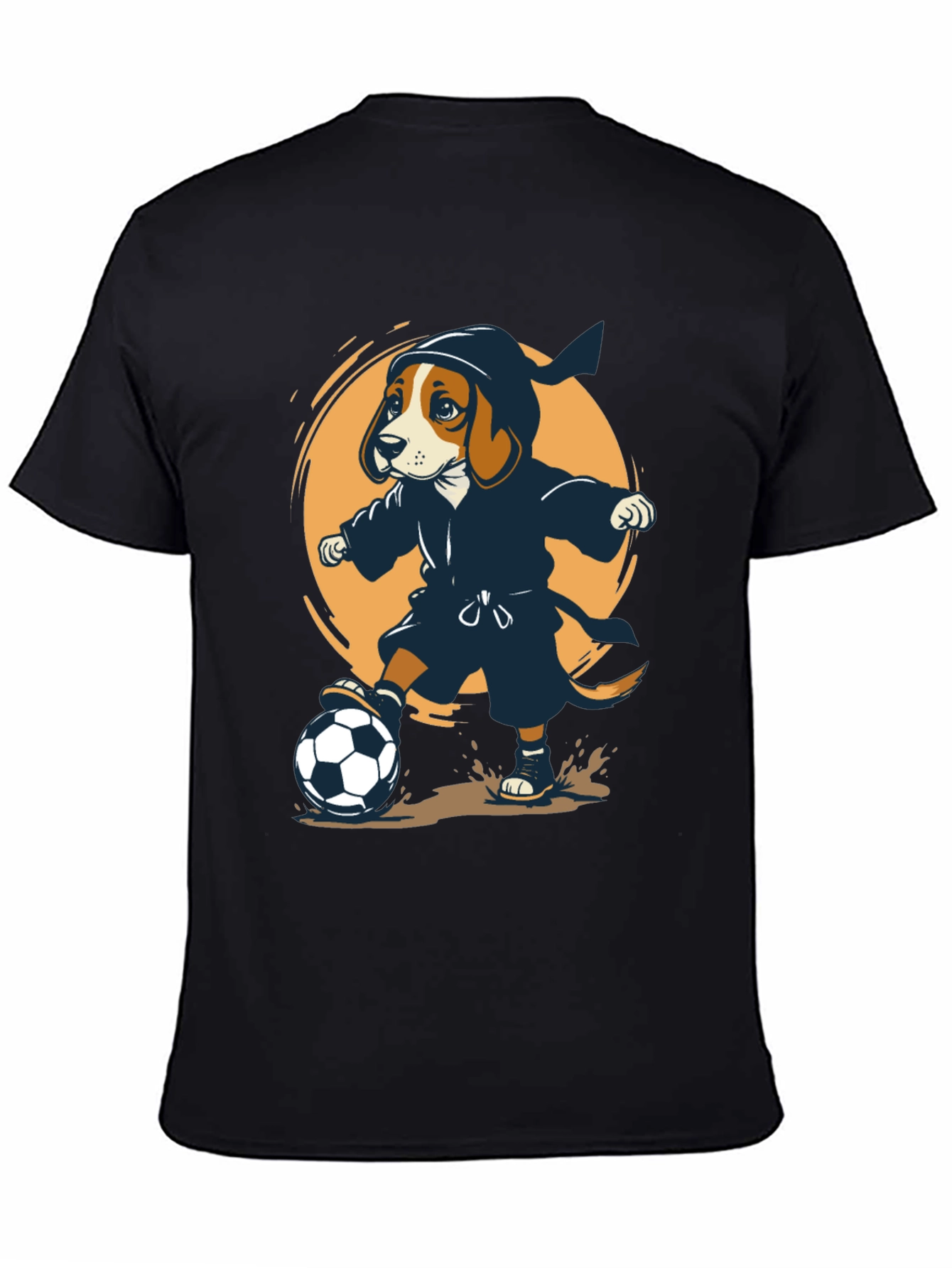 Ninja Beagle Soccer T-Shirt
