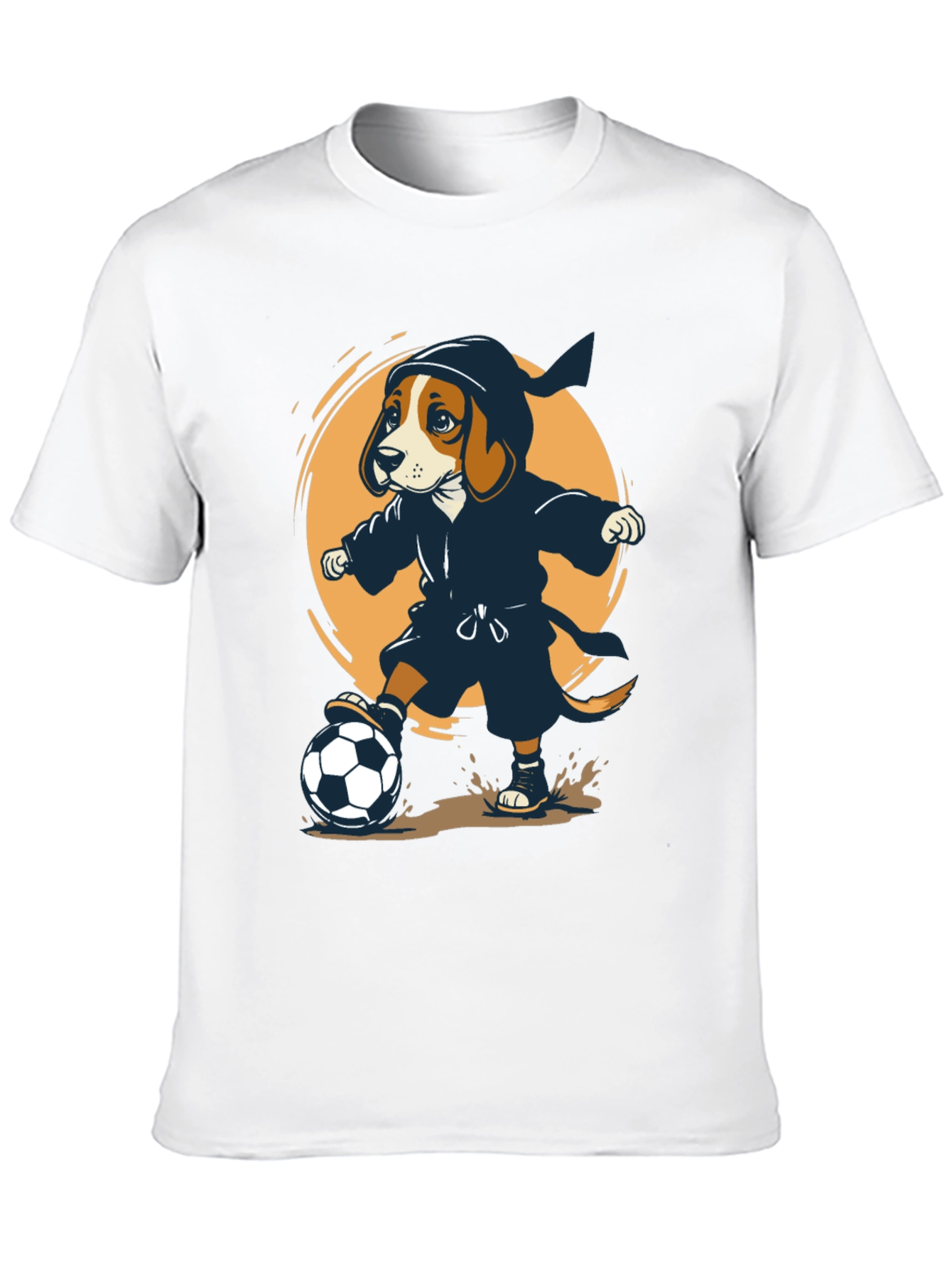 Ninja Beagle Soccer T-Shirt