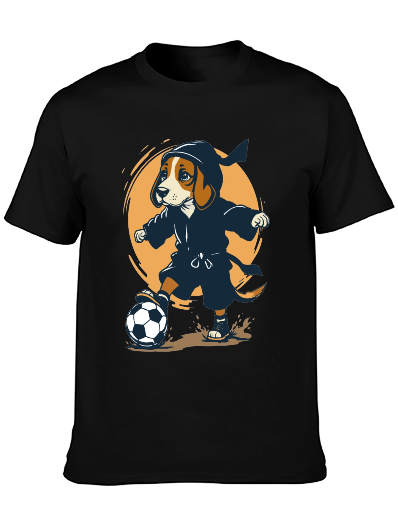 Ninja Beagle Soccer T-Shirt