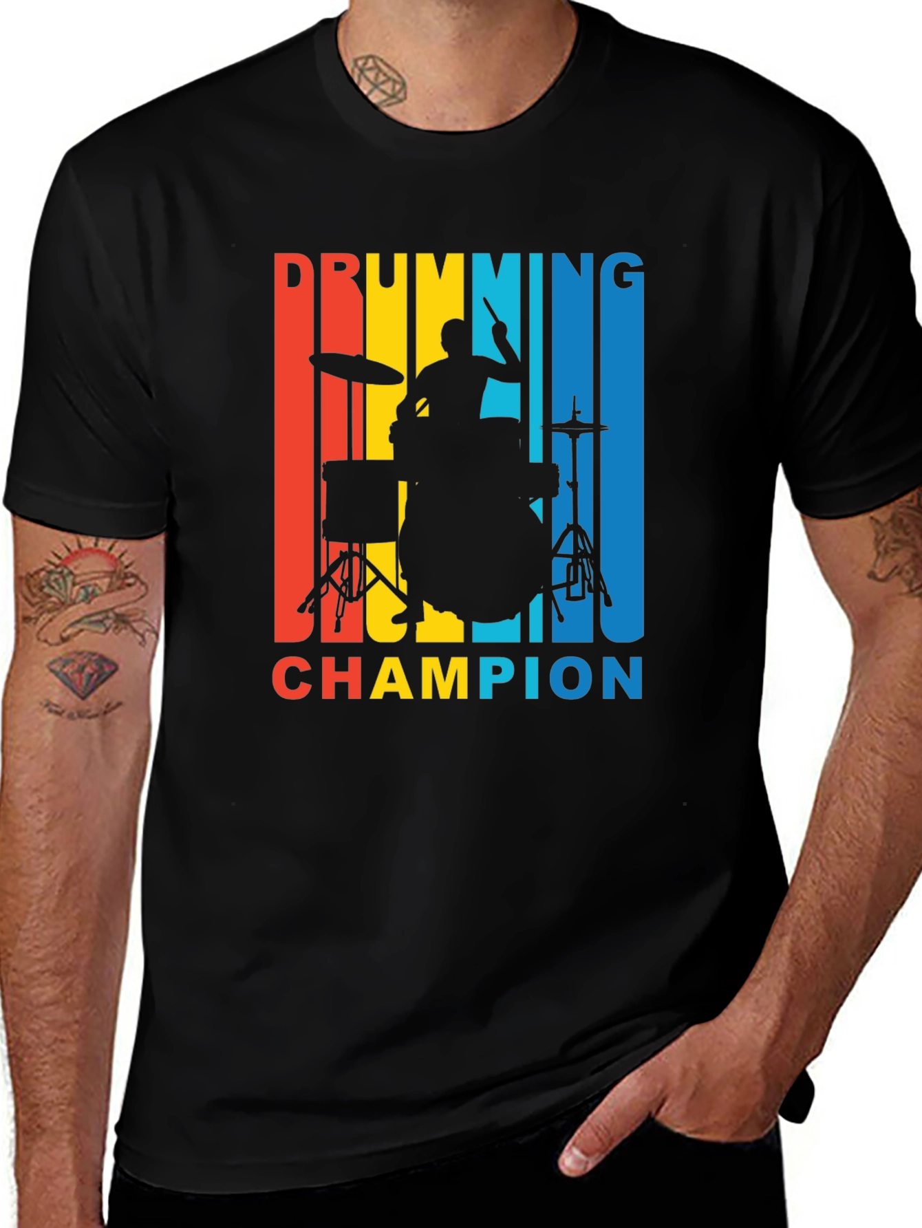 Drumming Champion Retro T-Shirt