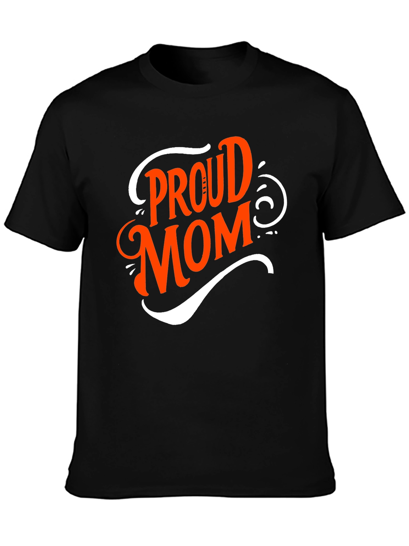 Proud Mom Graphic Tee - Black T-Shirt