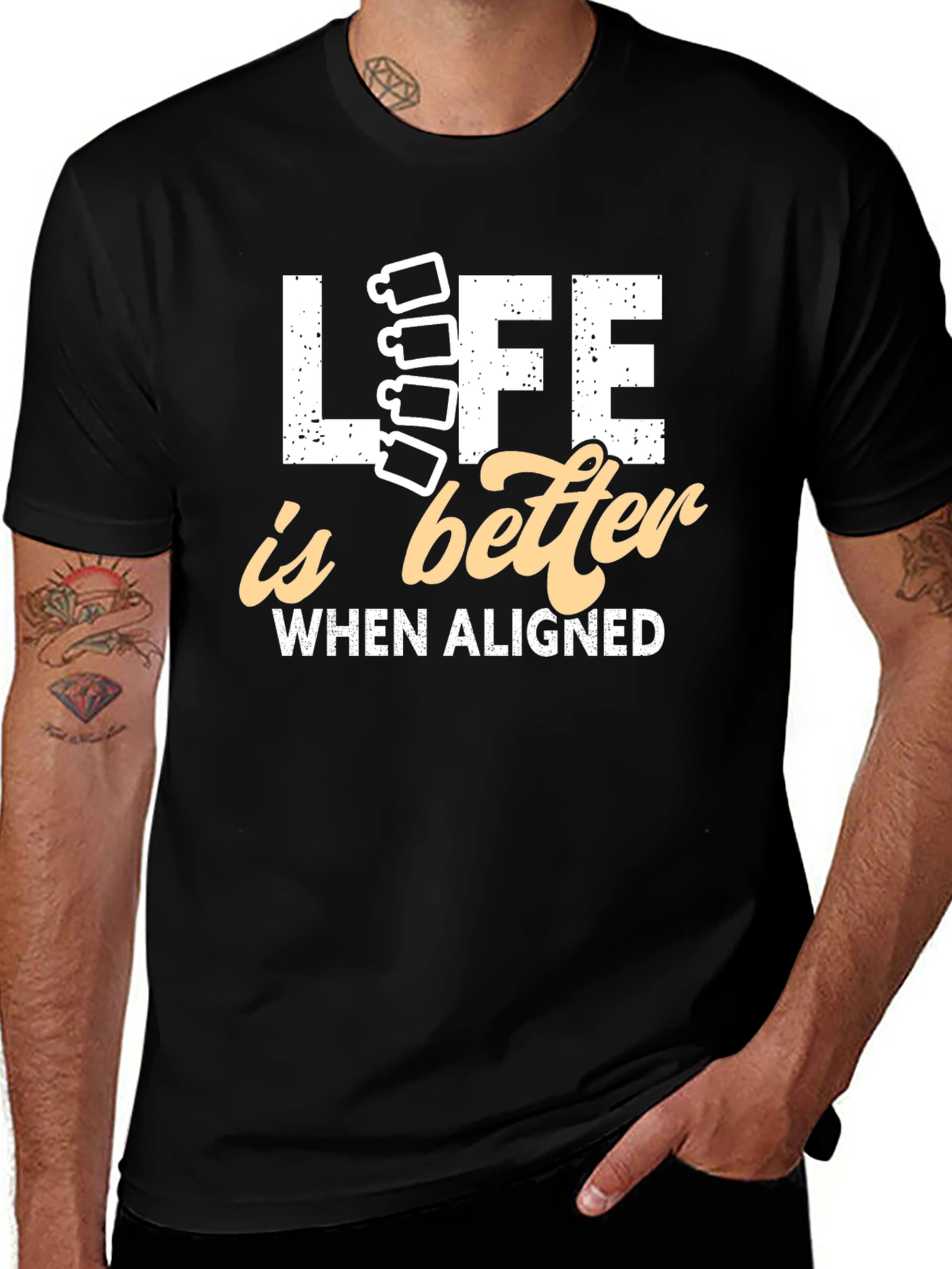 Life is Better Aligned T-Shirt