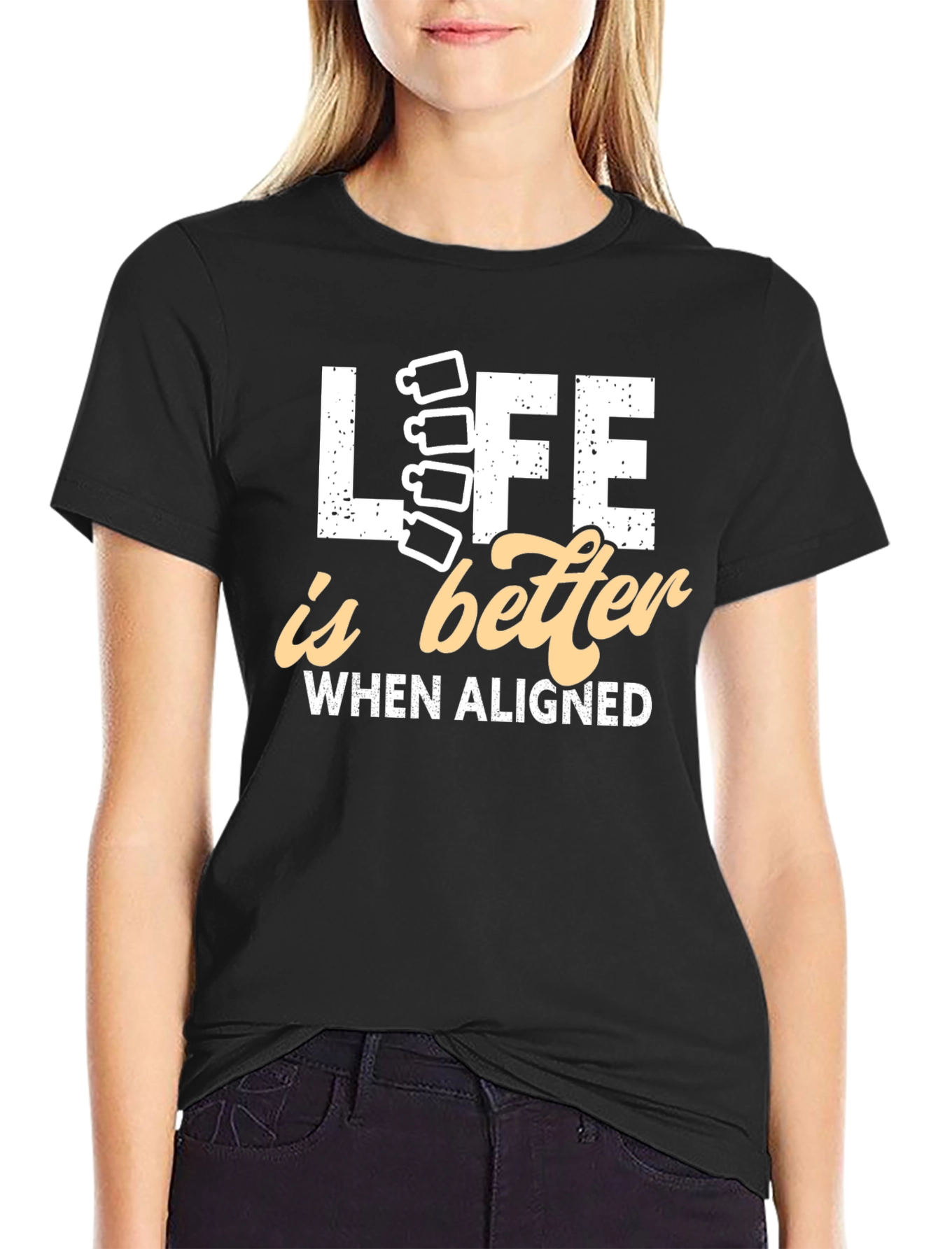 Life is Better Aligned T-Shirt