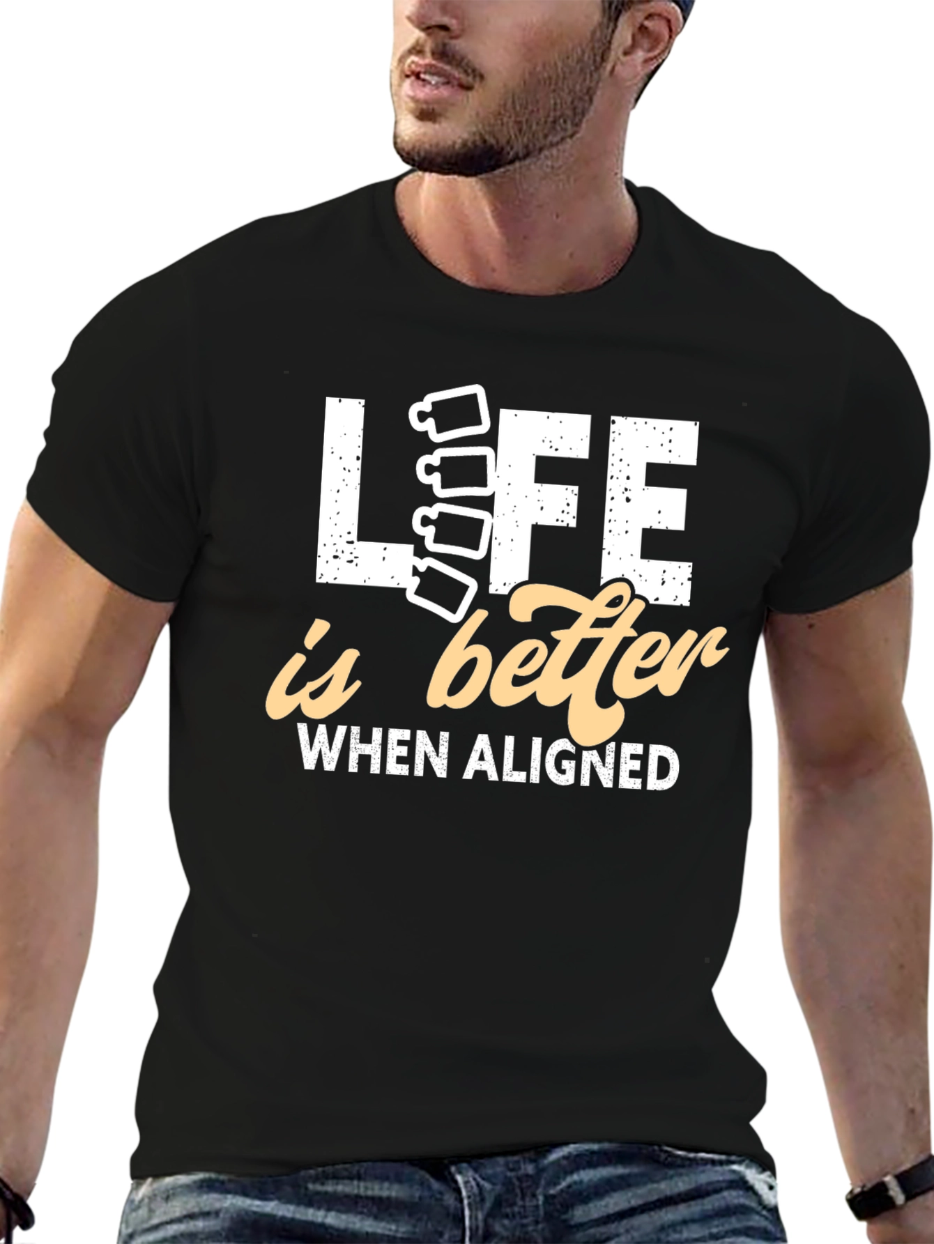Life is Better Aligned T-Shirt