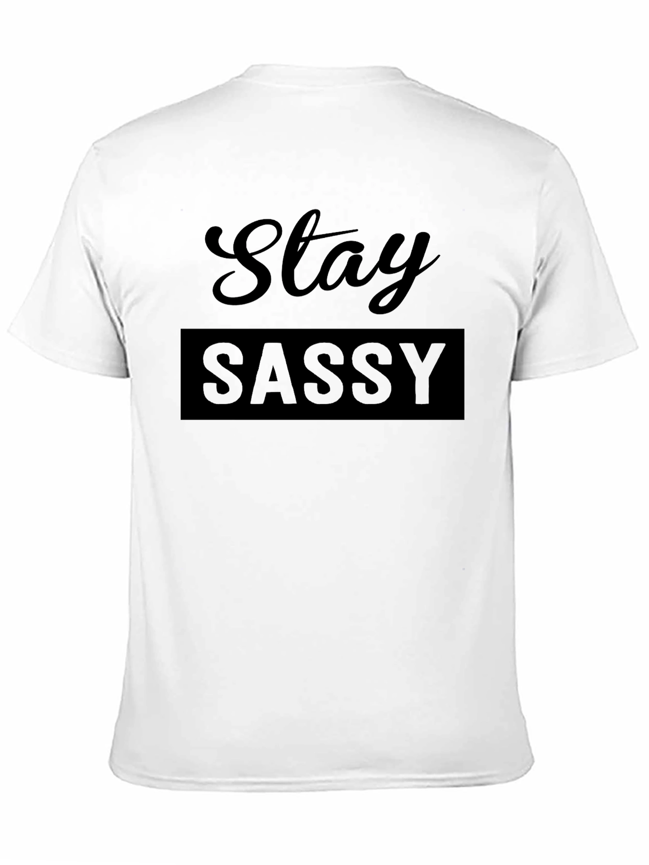 Stay Sassy Graphic Tee - Black