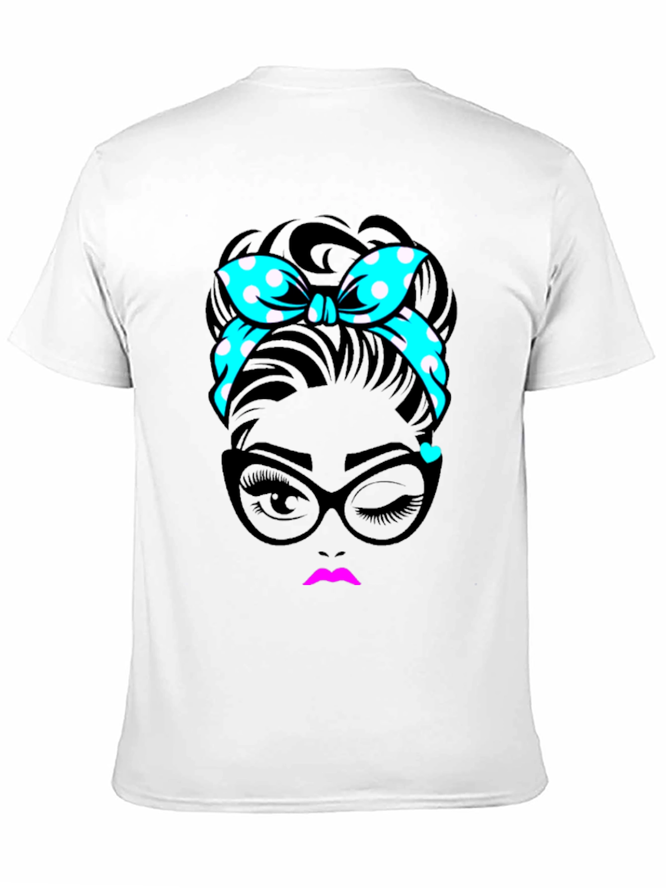 Retro Chic Woman Graphic T-Shirt