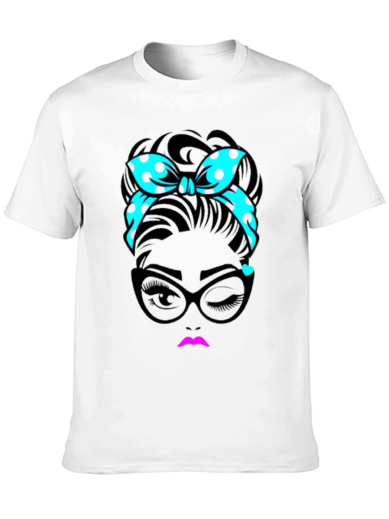 Retro Chic Woman Graphic T-Shirt