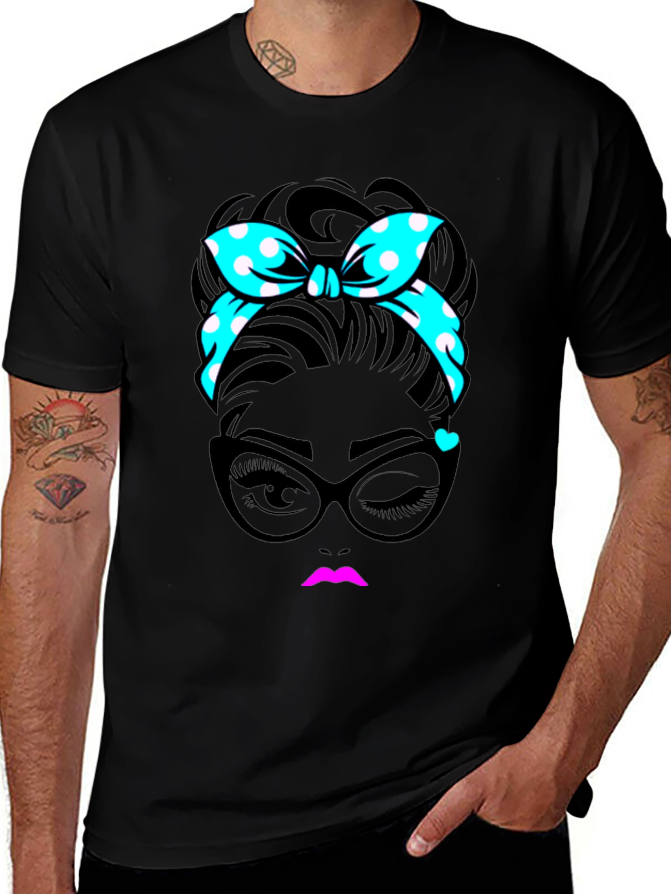 Retro Chic Woman Graphic T-Shirt