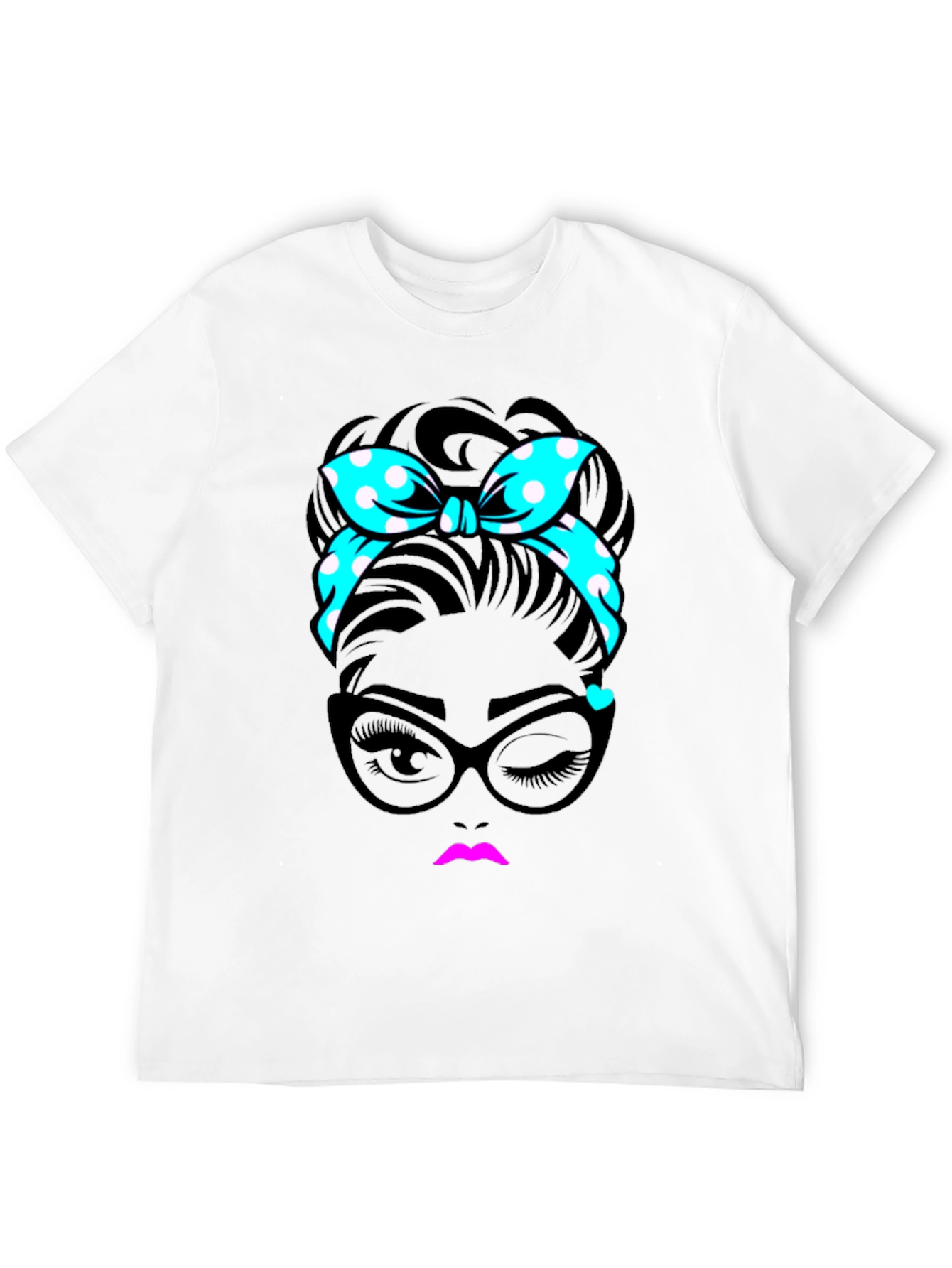 Retro Chic Woman Graphic T-Shirt