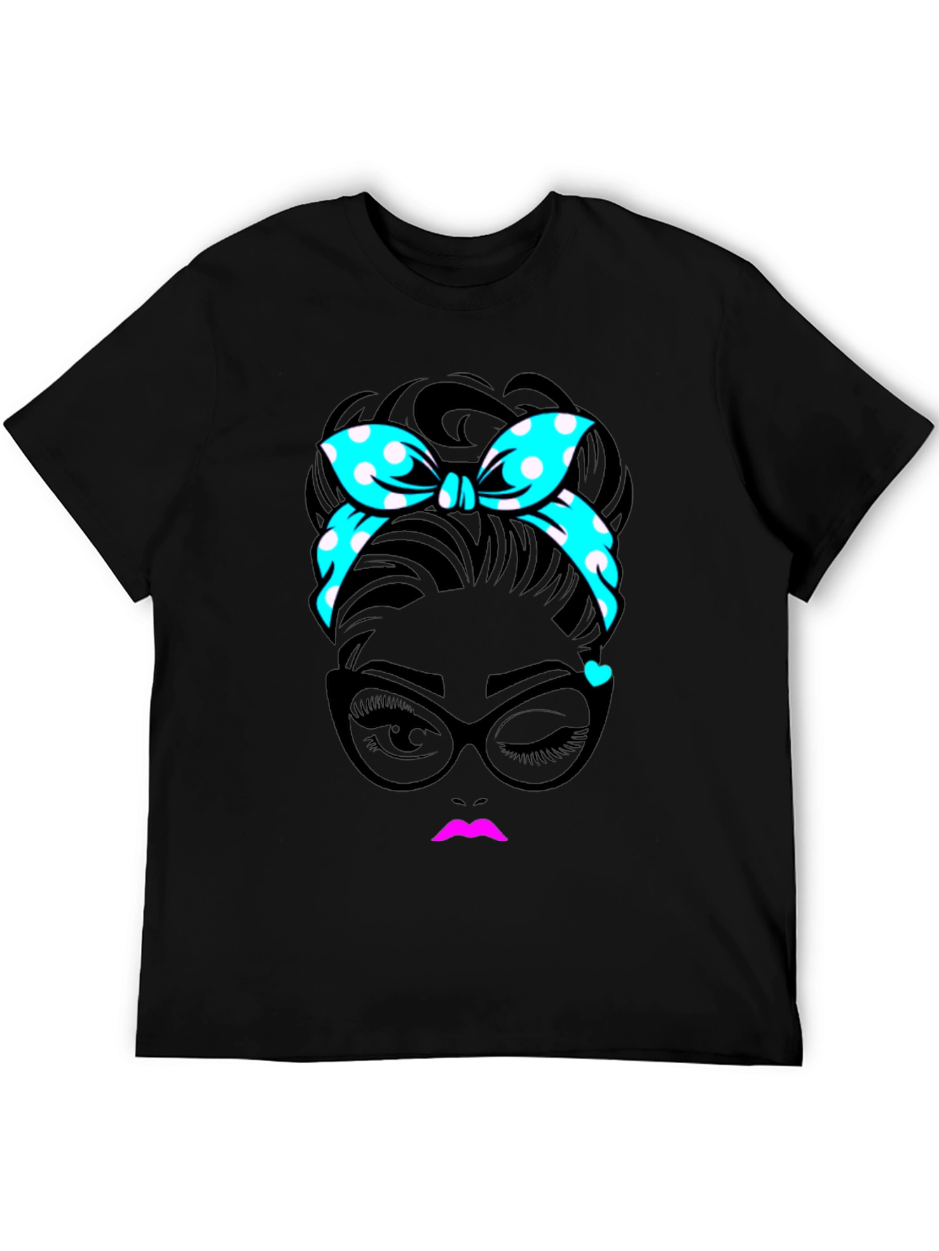 Retro Chic Woman Graphic T-Shirt
