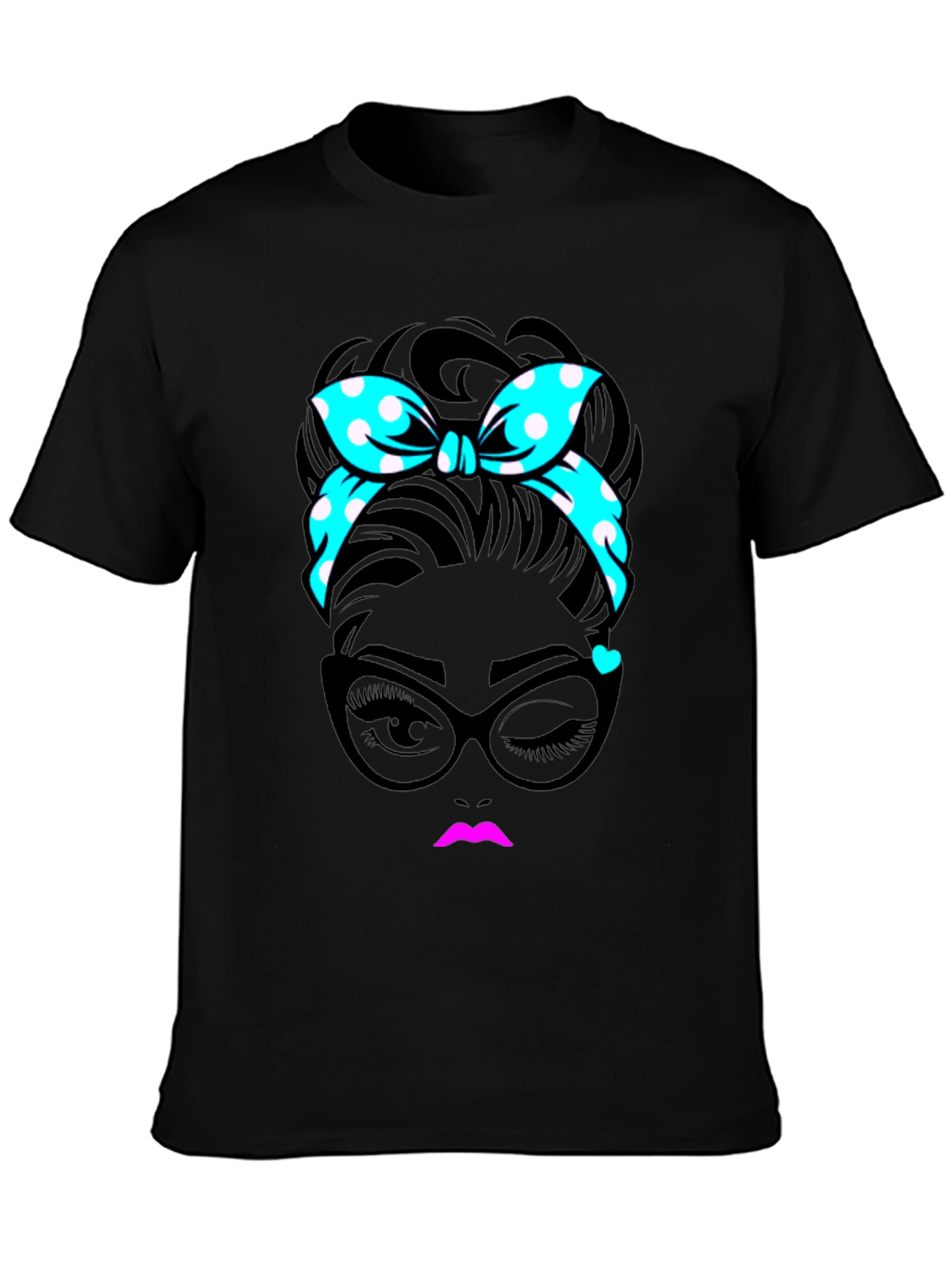 Retro Chic Woman Graphic T-Shirt
