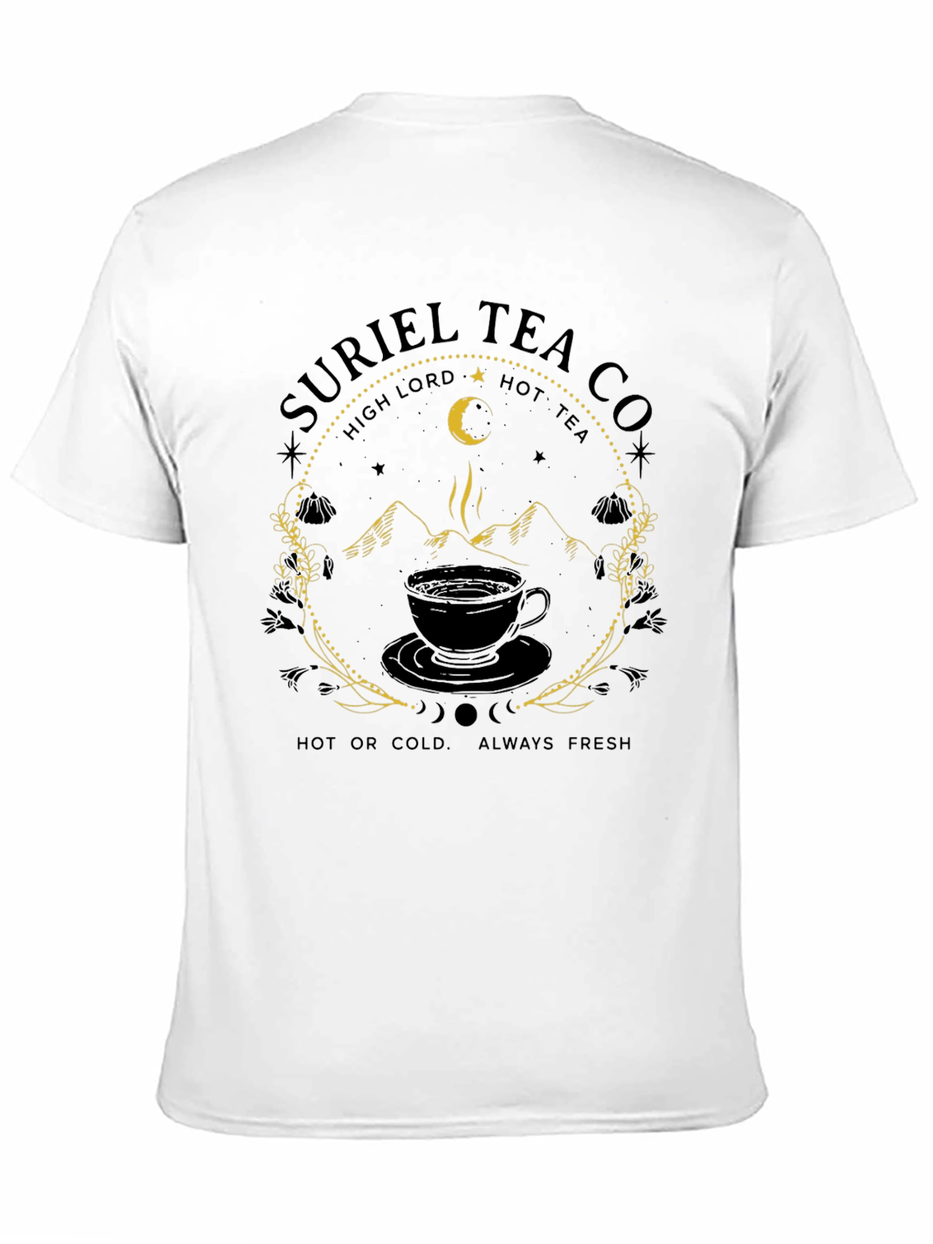 Suriel Tea Co. Black T-Shirt