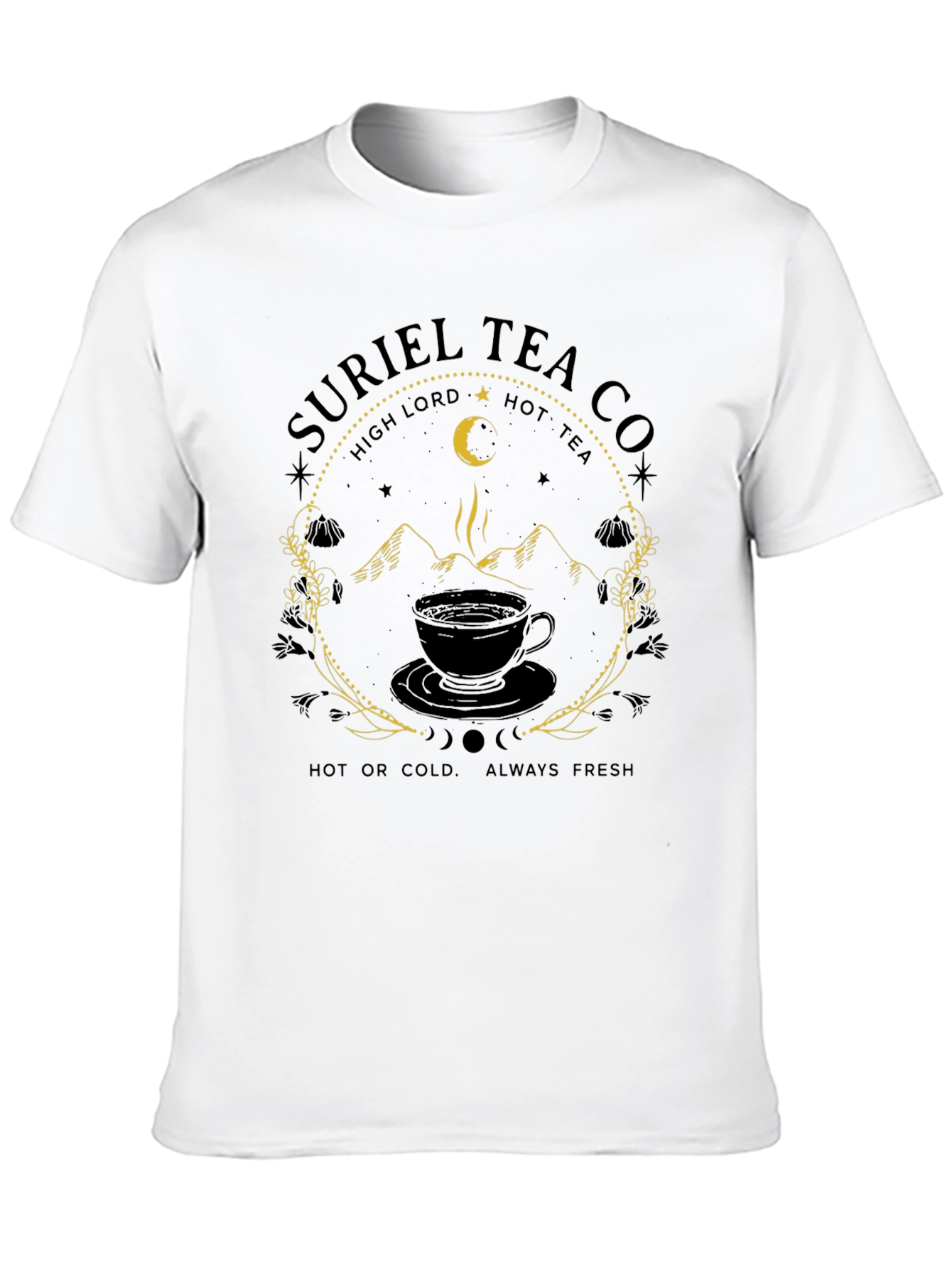Suriel Tea Co. Black T-Shirt