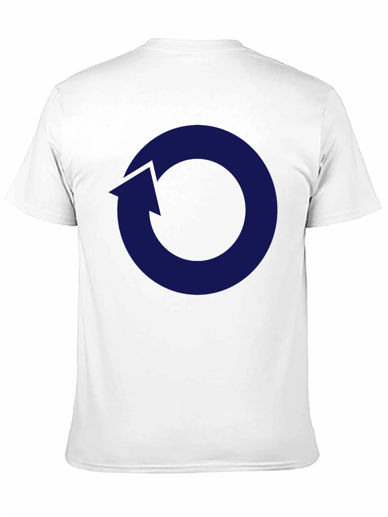 Arrow Circle Graphic Tee - Casual Black T-Shirt