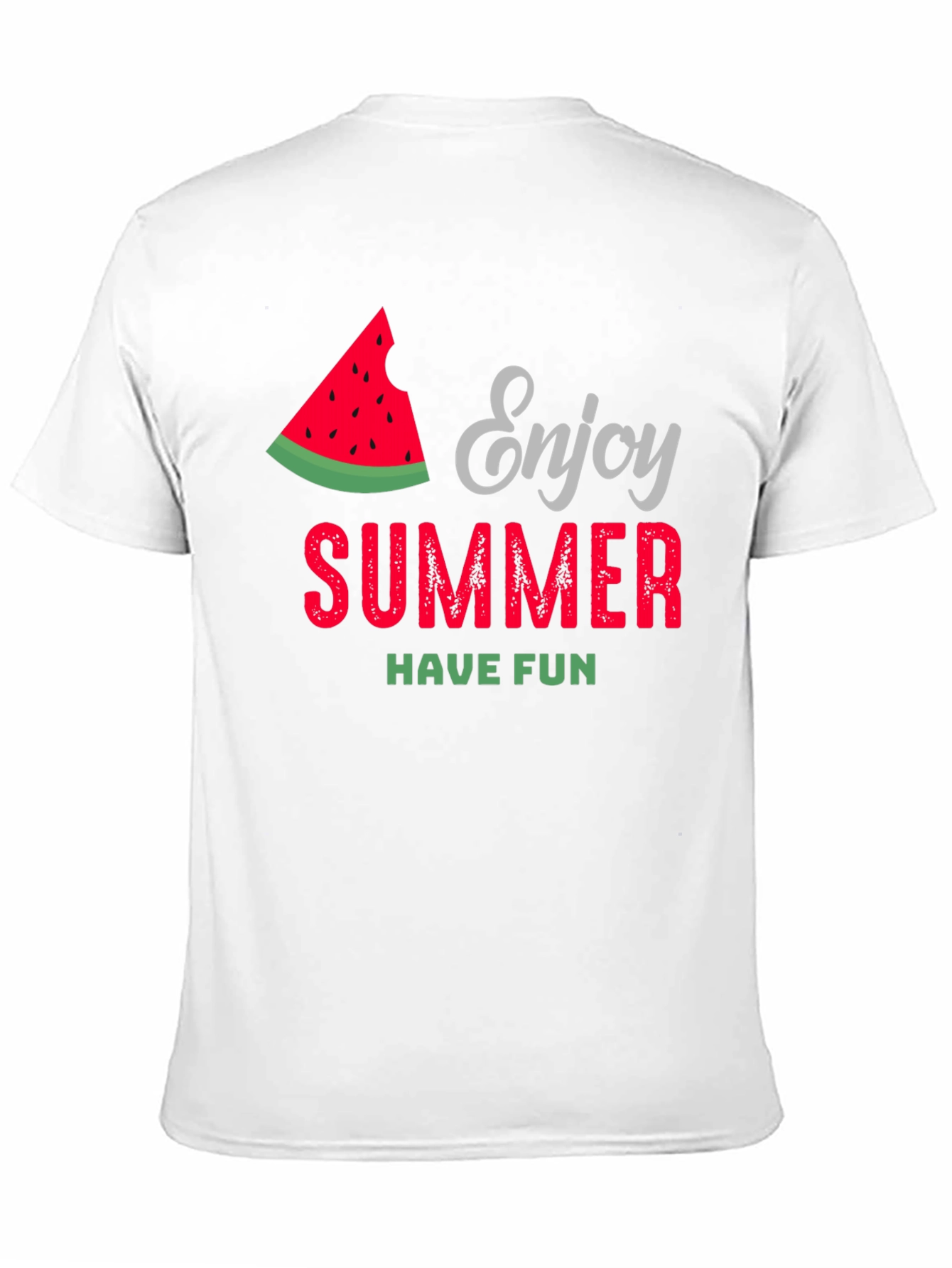 Enjoy Summer T-Shirt - Watermelon Design