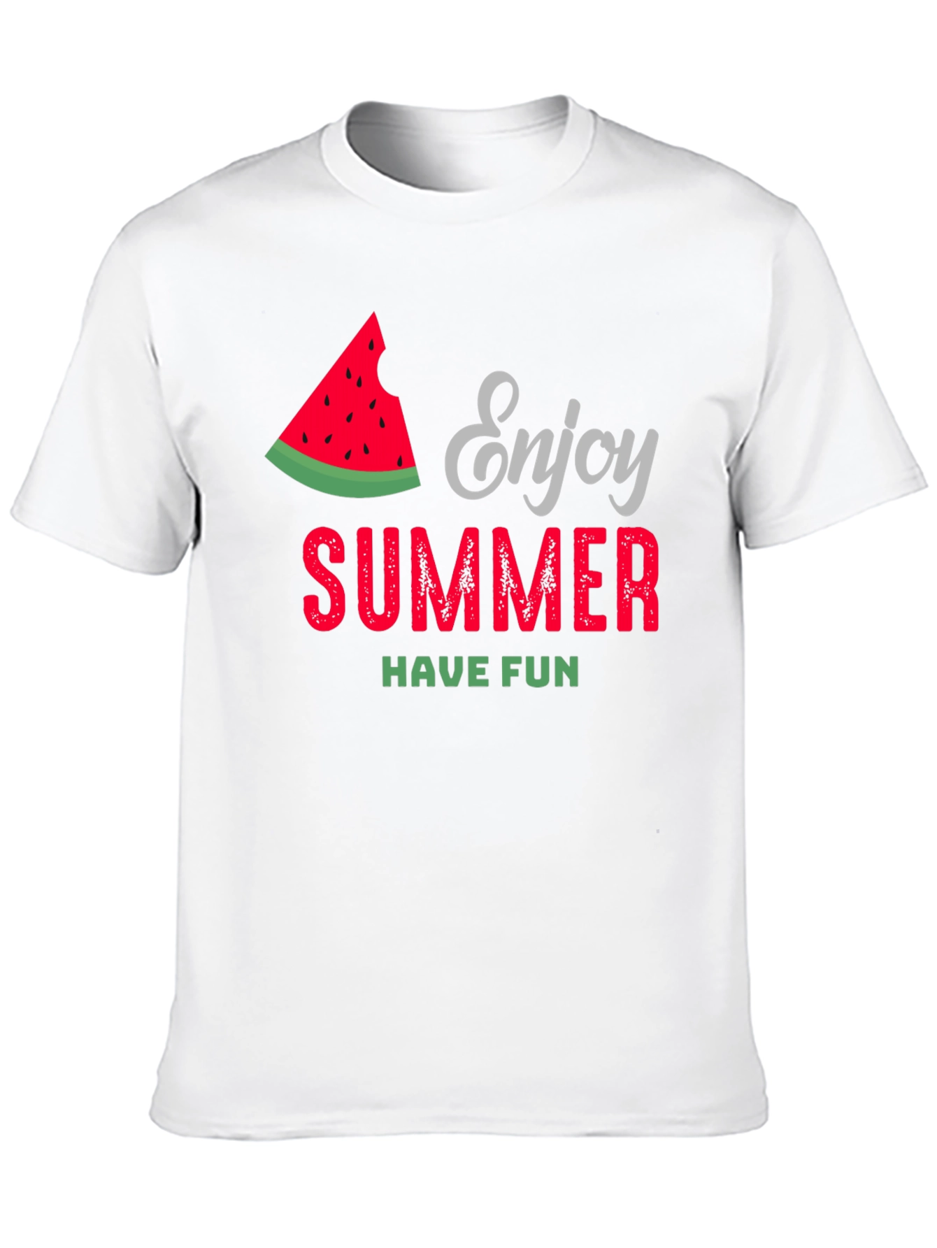 Enjoy Summer T-Shirt - Watermelon Design
