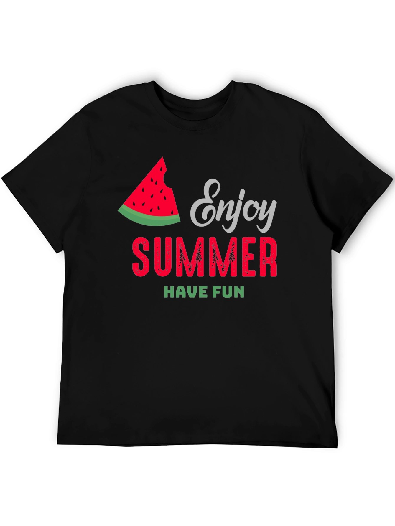 Enjoy Summer T-Shirt - Watermelon Design