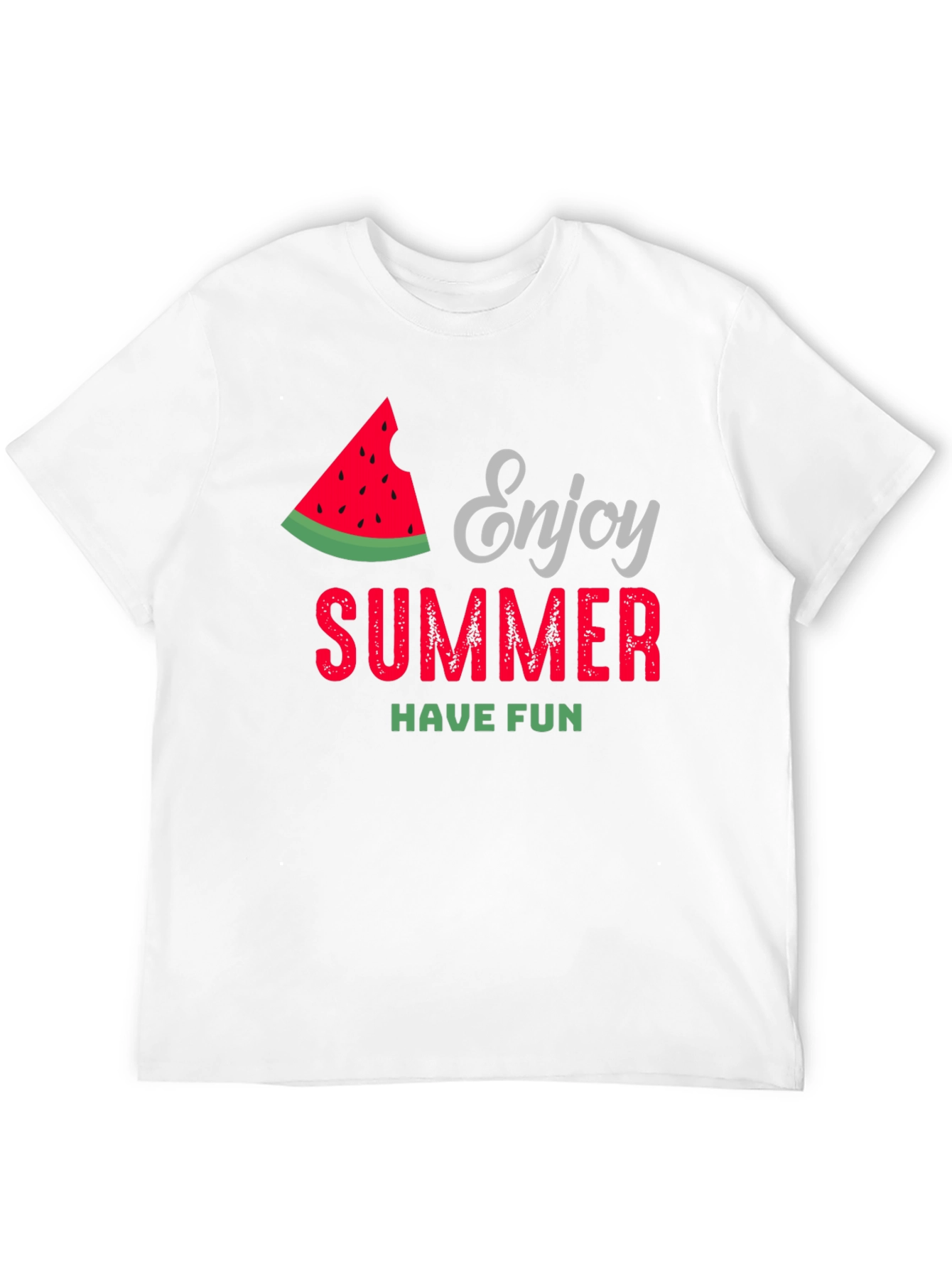 Enjoy Summer T-Shirt - Watermelon Design