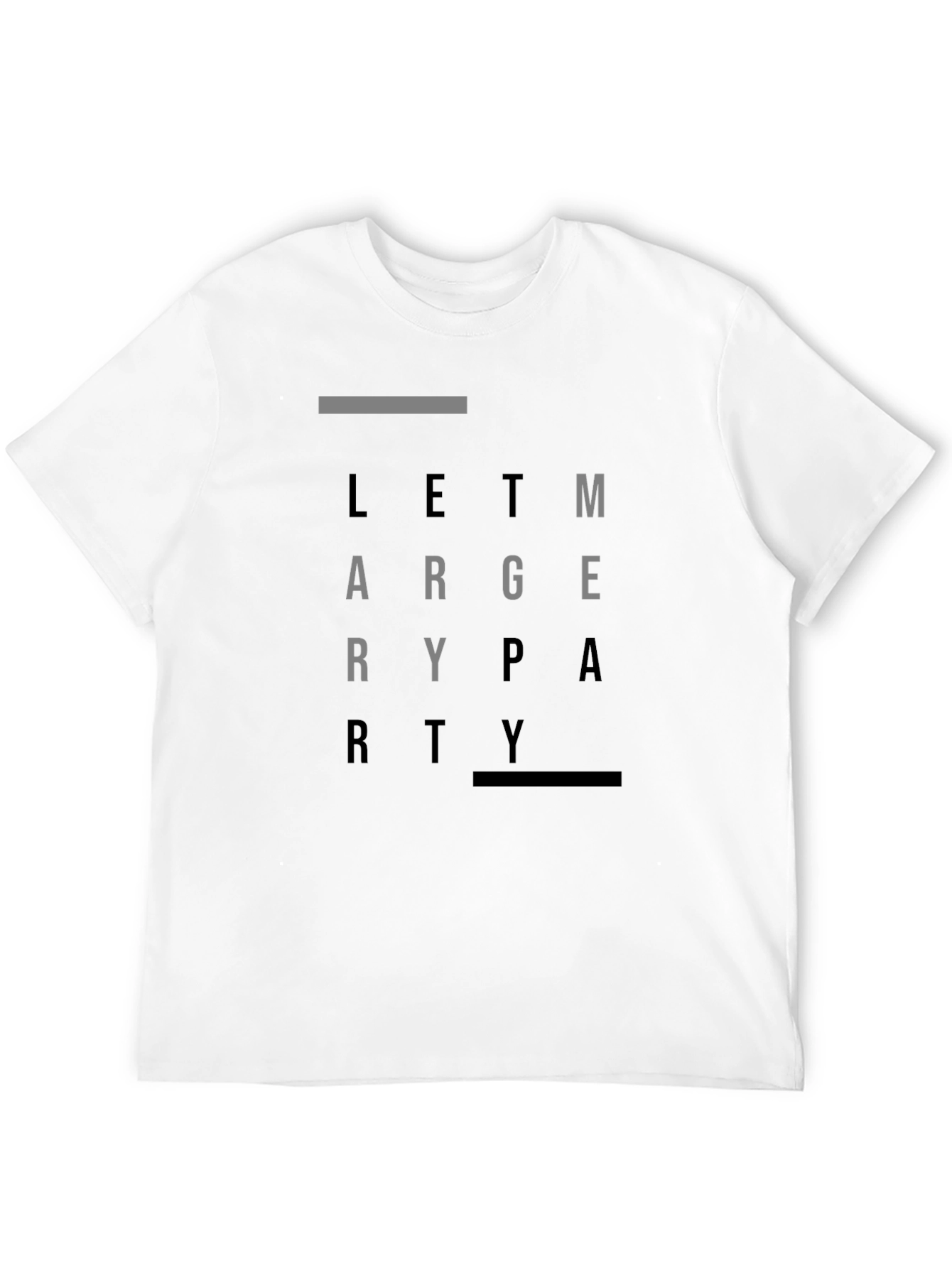 Let Mary Party Black Graphic T-Shirt