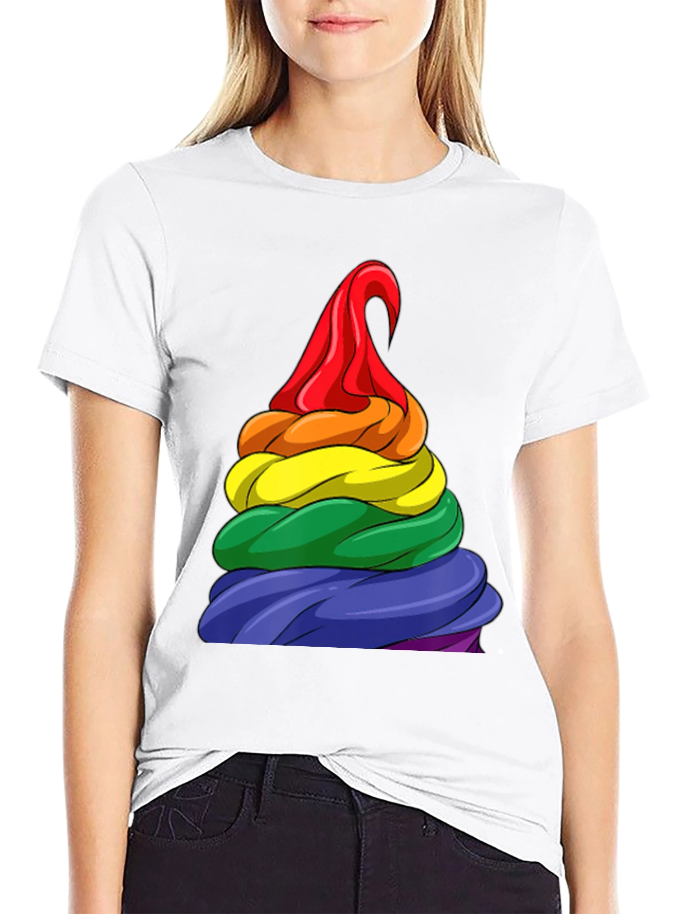Rainbow Swirl T-Shirt - Pride Apparel