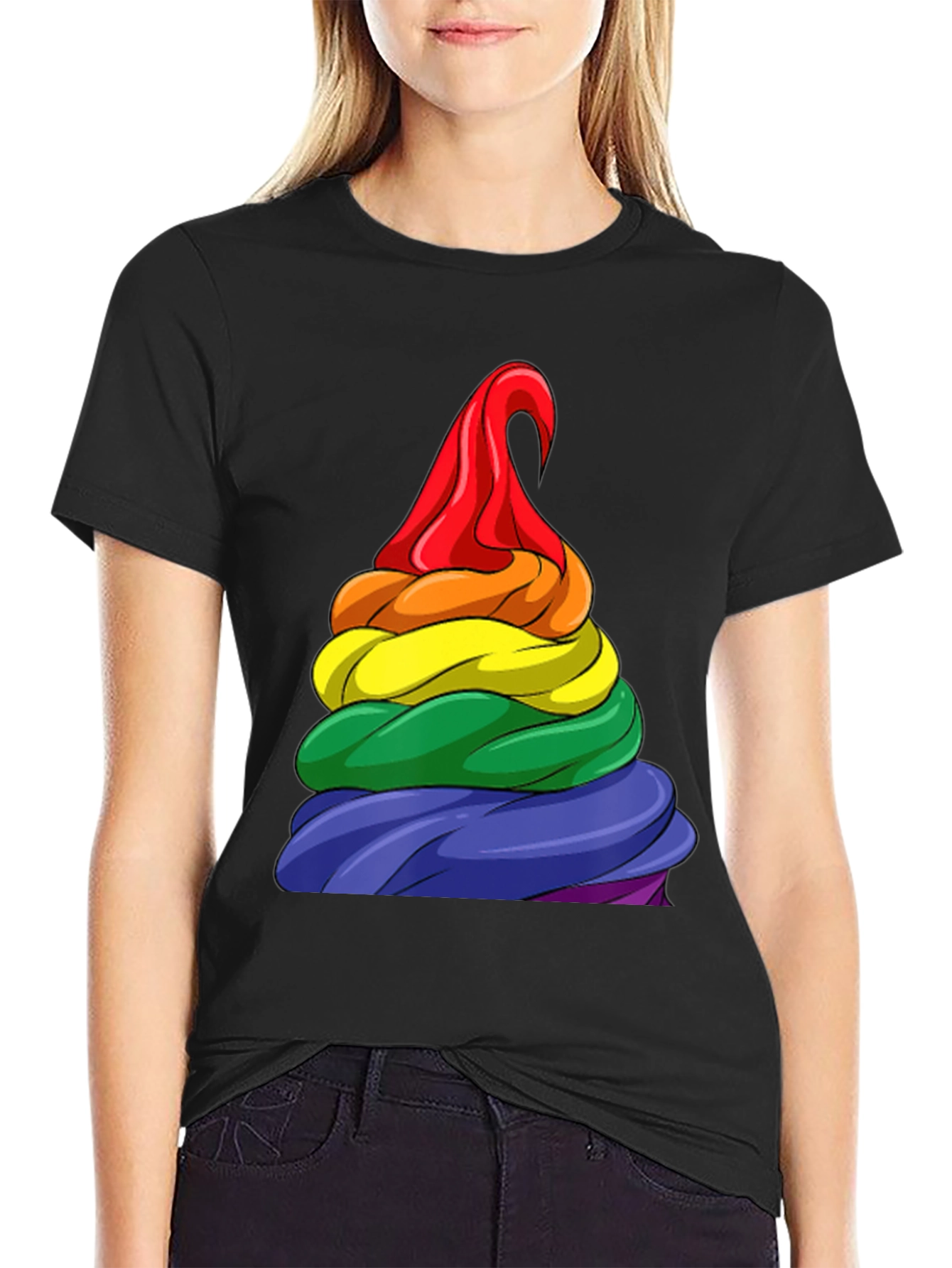Rainbow Swirl T-Shirt - Pride Apparel