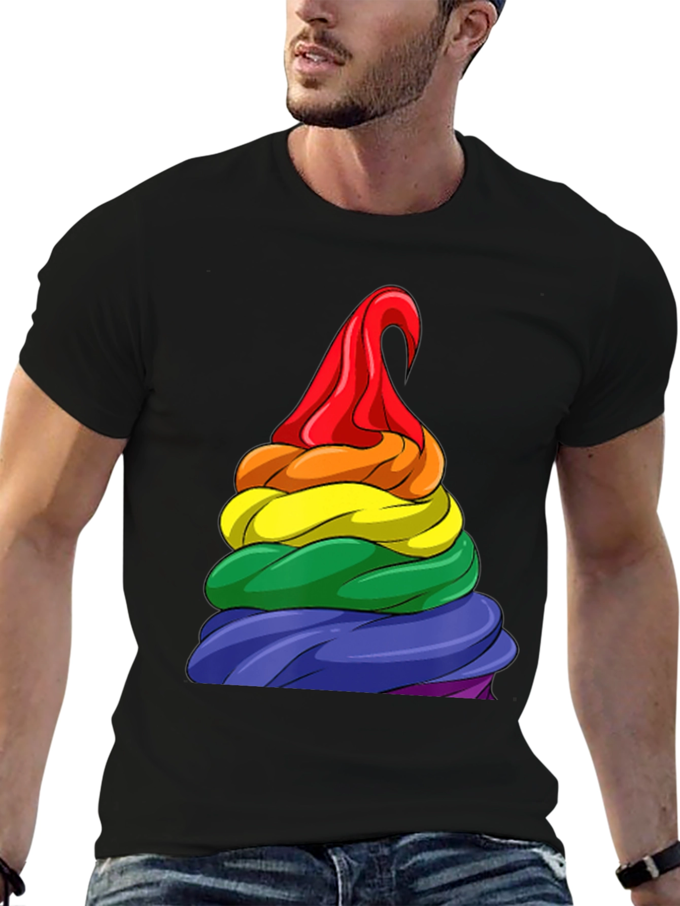 Rainbow Swirl T-Shirt - Pride Apparel