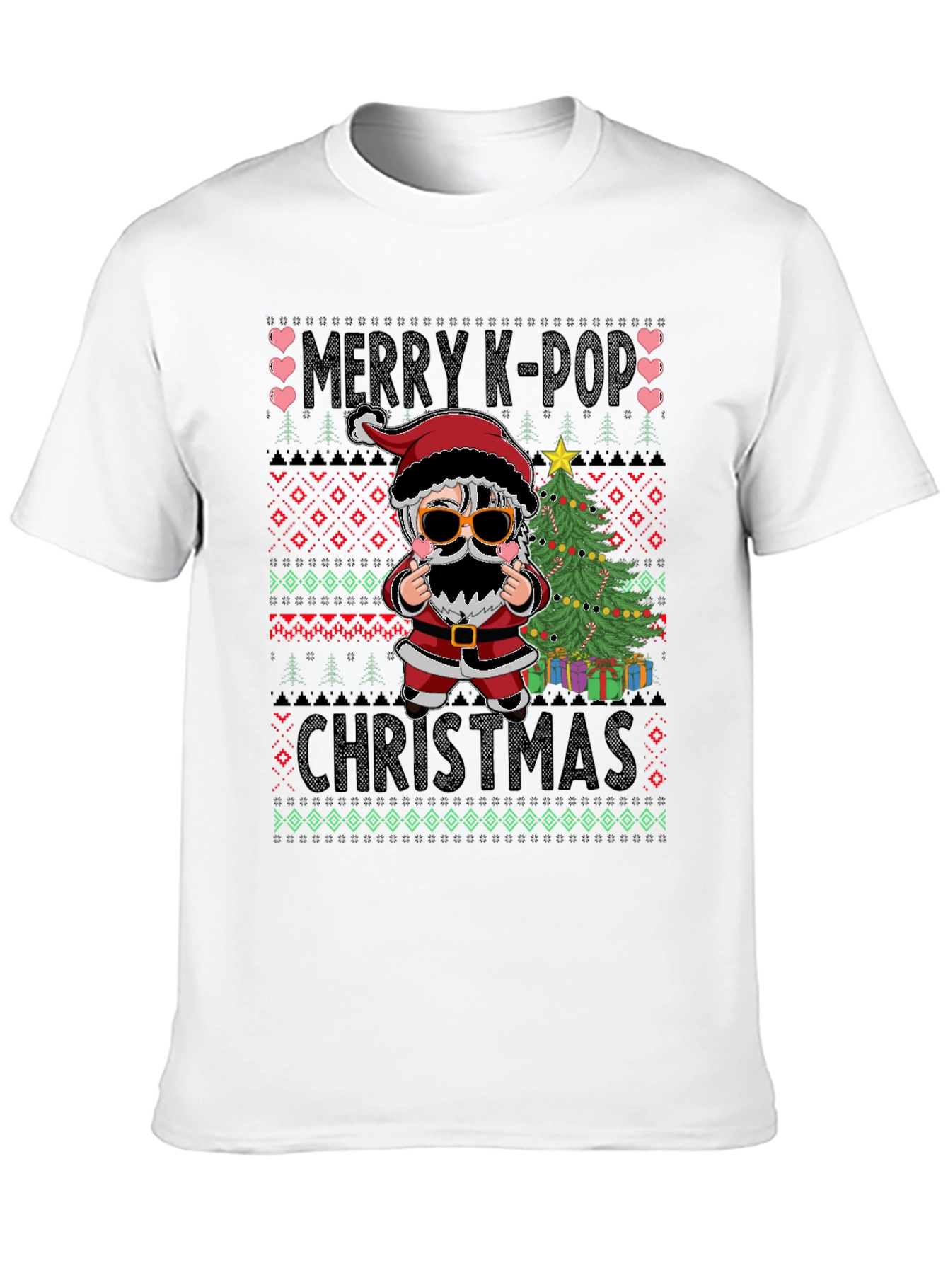 Merry K-Pop Christmas Ugly Sweater T-Shirt