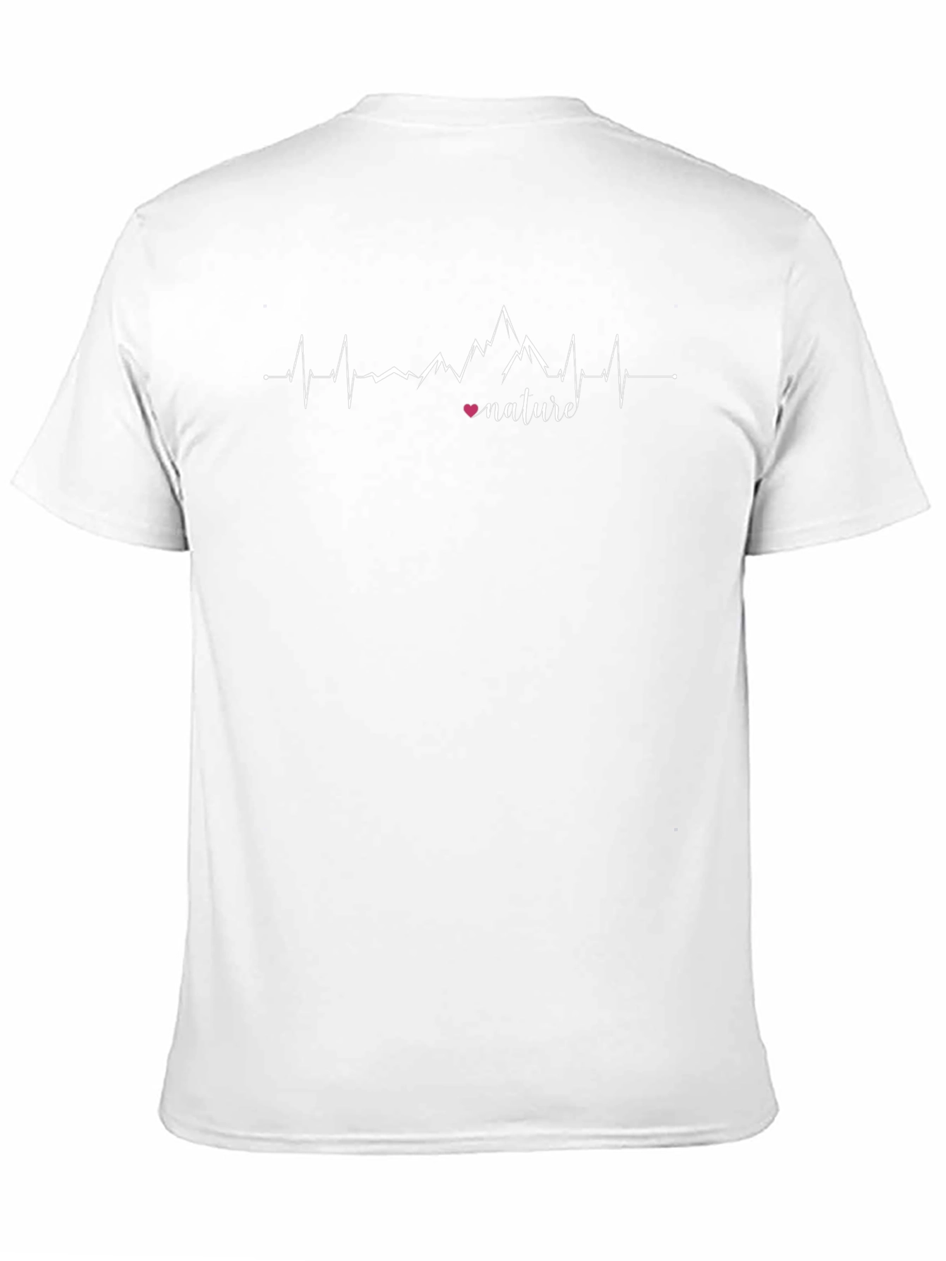 Nature Heartbeat Graphic Tee - Black