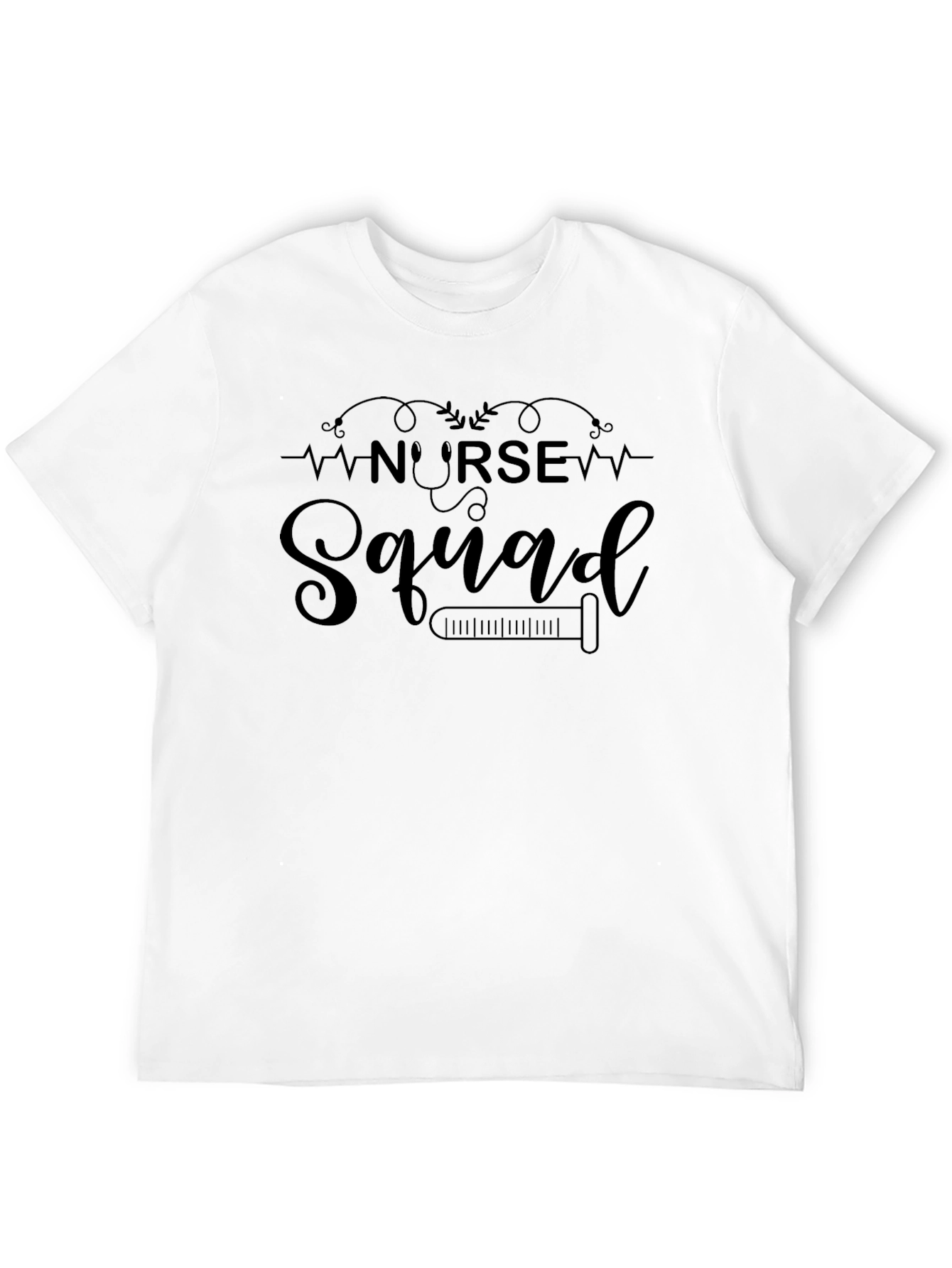 Nurse Squad T-Shirt - Black Graphic Tee